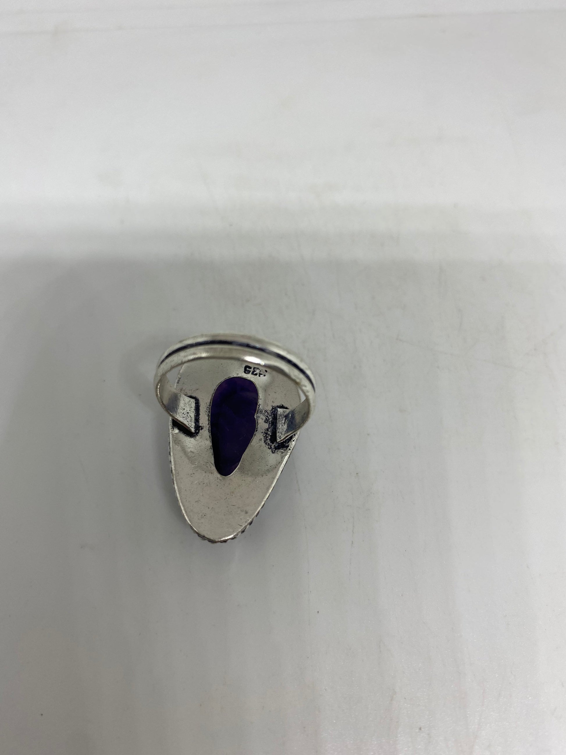 Vintage Genuine Amethyst Ring Size 7