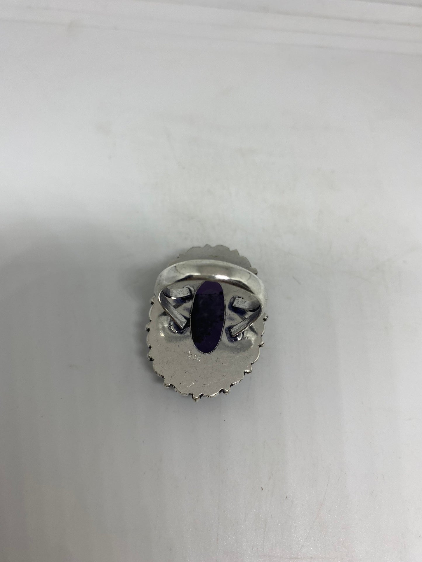 Vintage Genuine Amethyst Ring Size 8