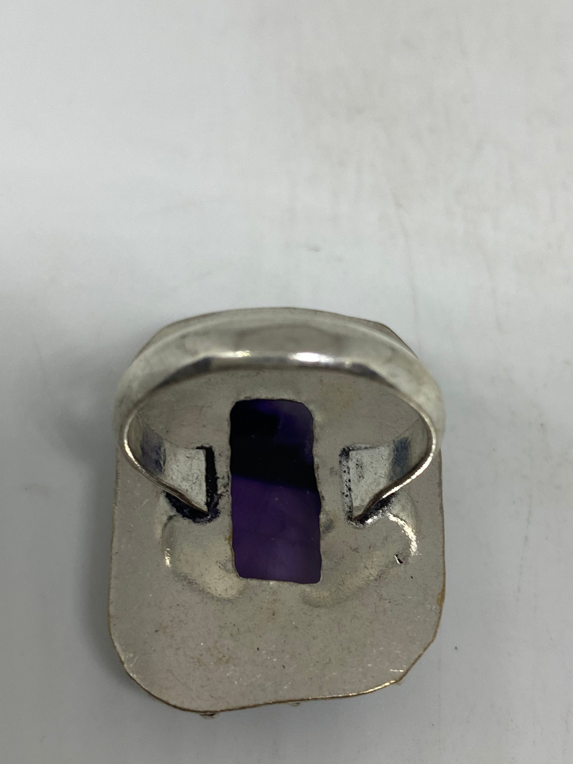 Vintage Genuine Amethyst Ring Size 8