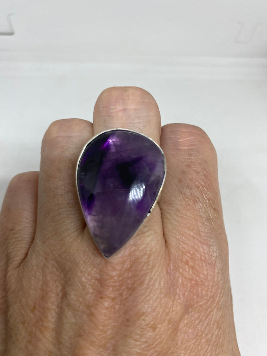 Vintage Genuine Amethyst Ring Size 7
