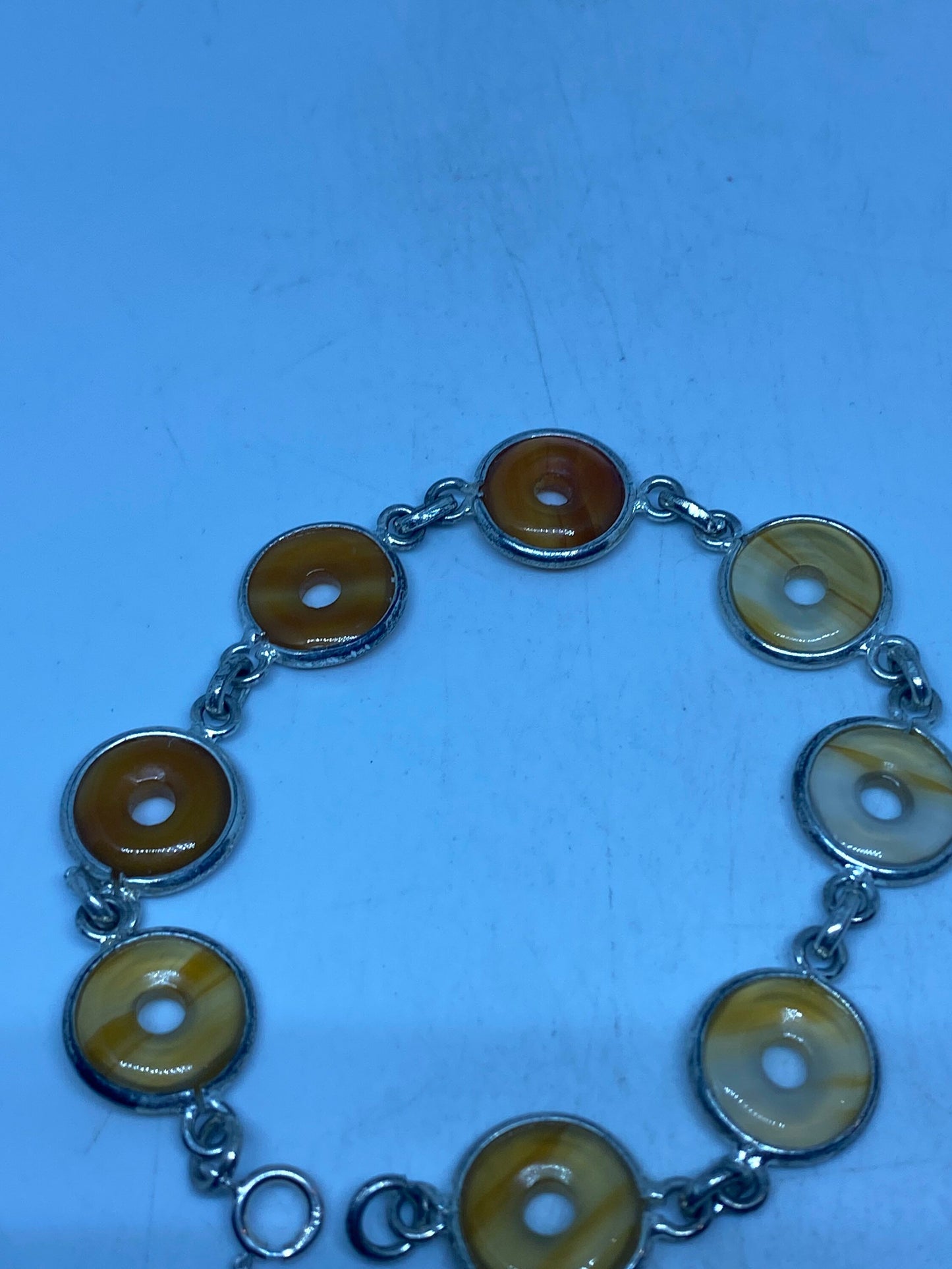 Vintage Carnelian Bracelet 925 Sterling Silver