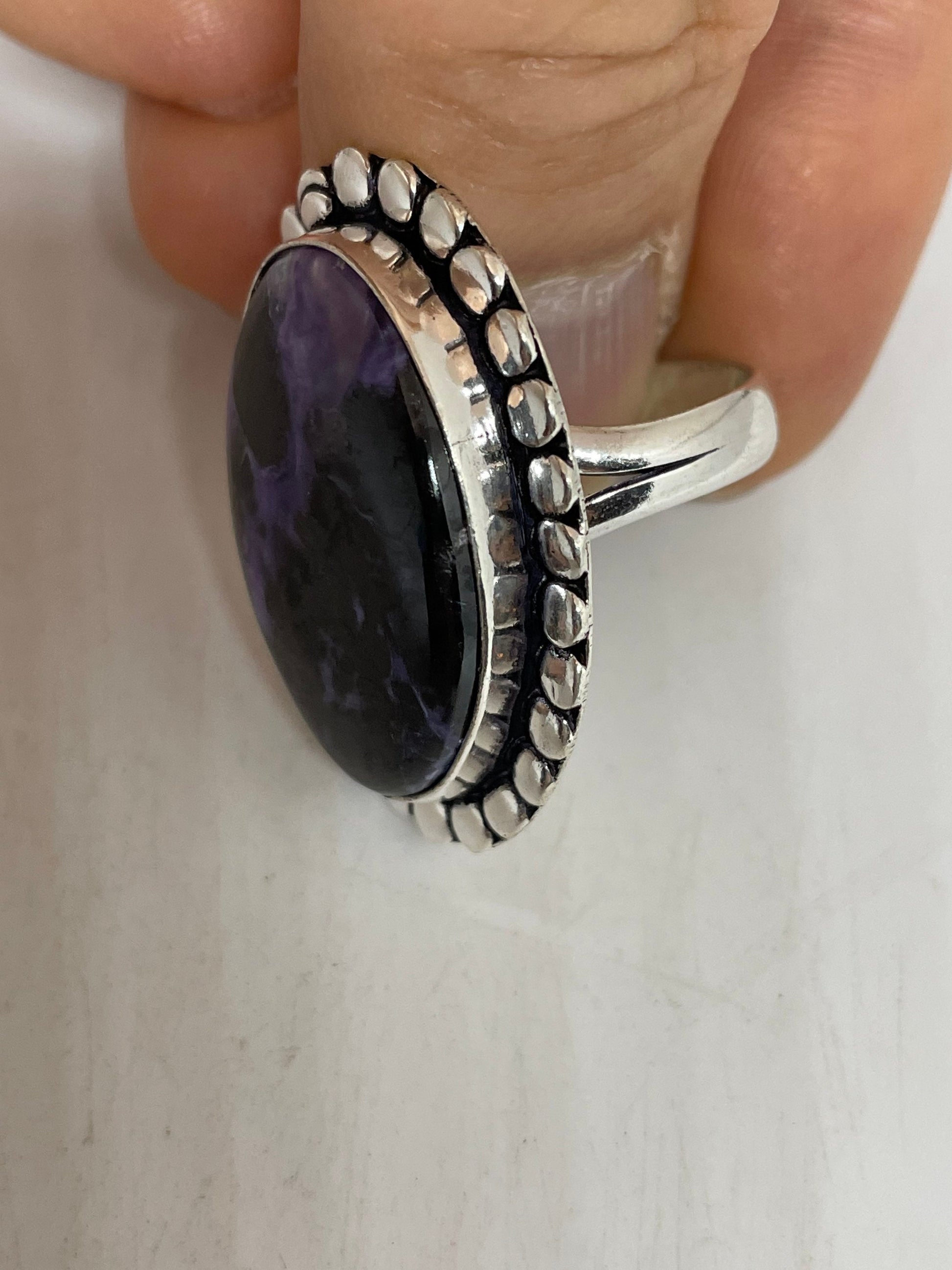 Vintage Purple Genuine Amethyst Ring