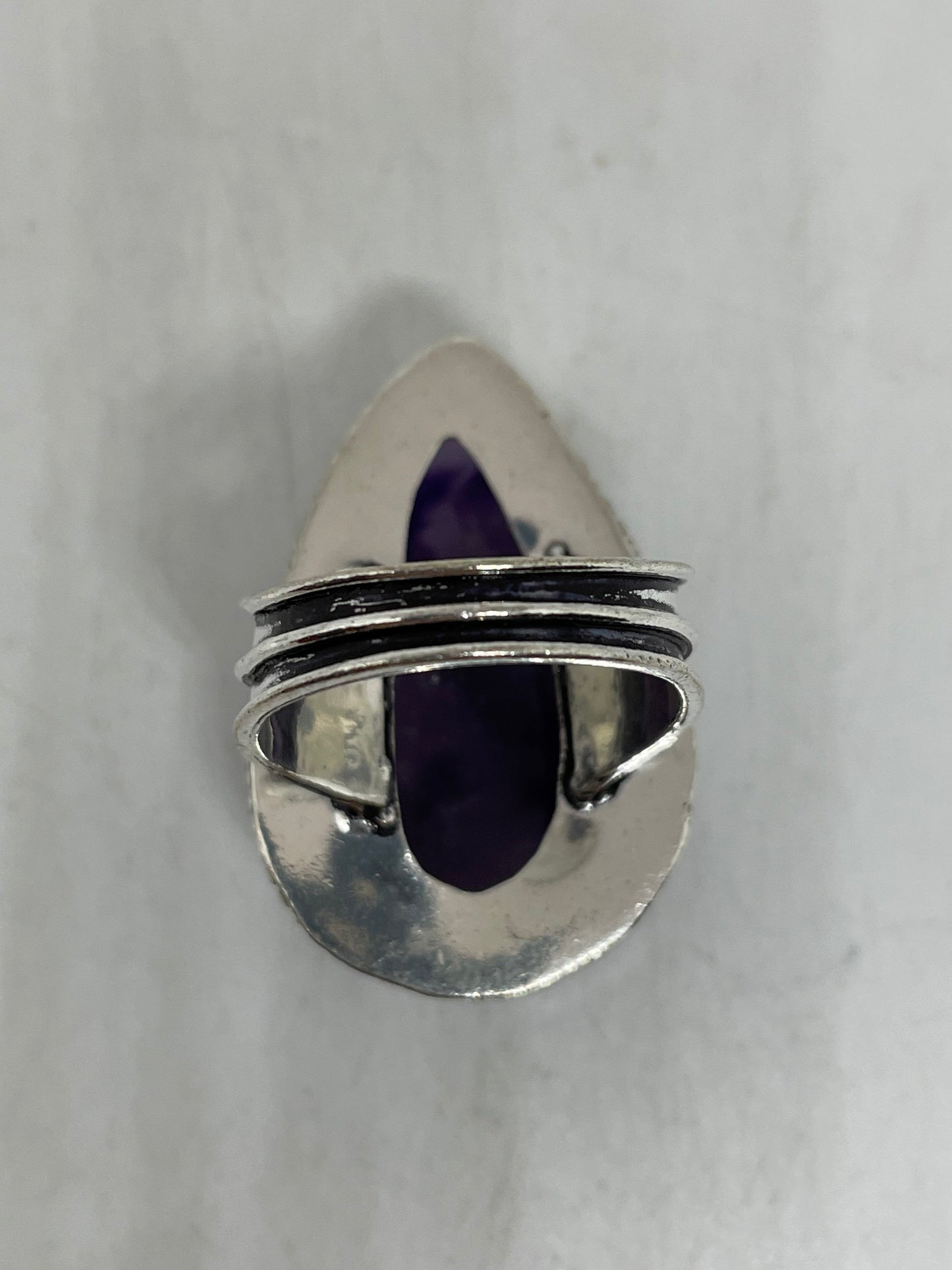 Vintage Purple Genuine Amethyst Ring