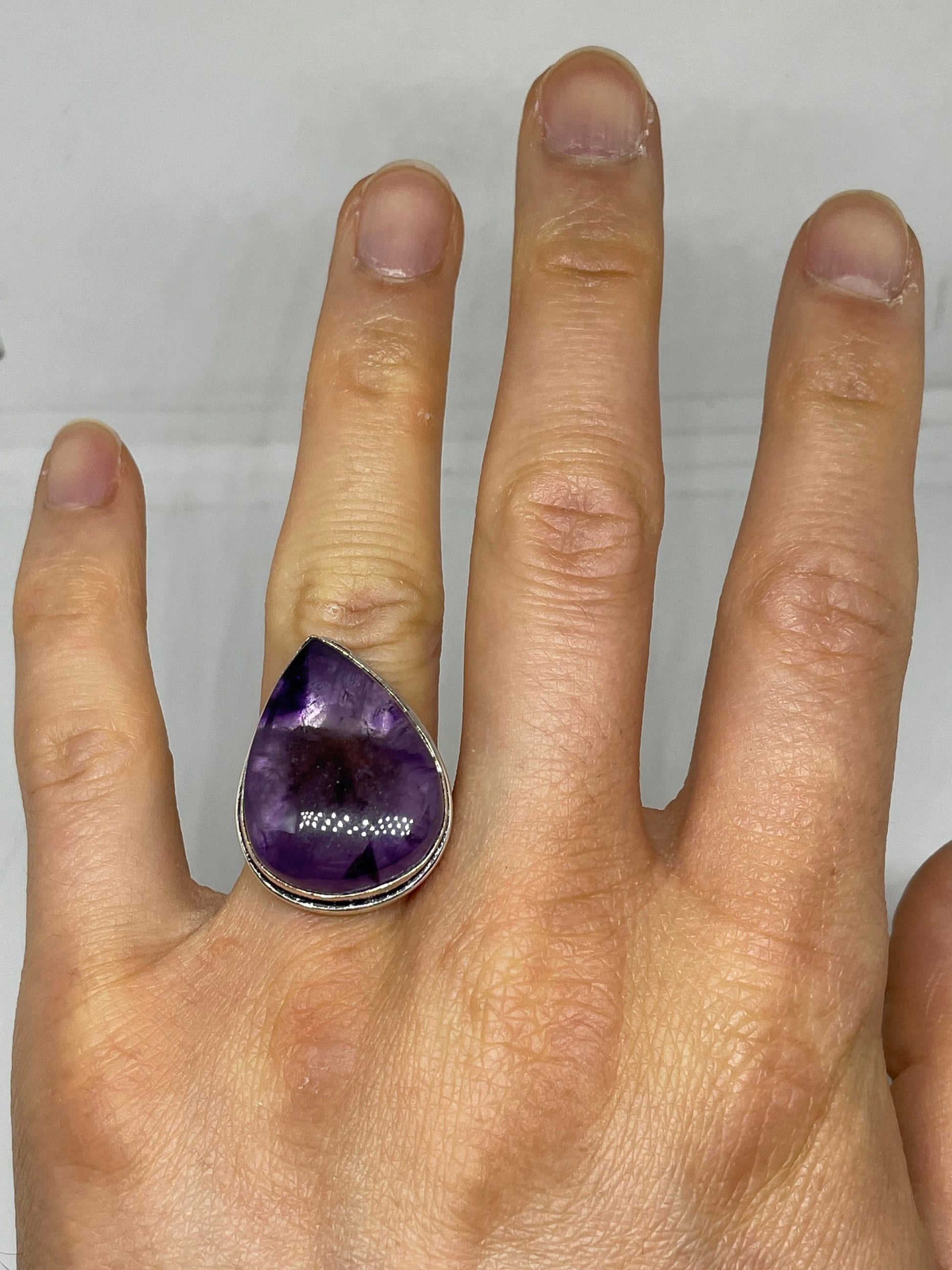 Vintage Purple Genuine Amethyst Ring