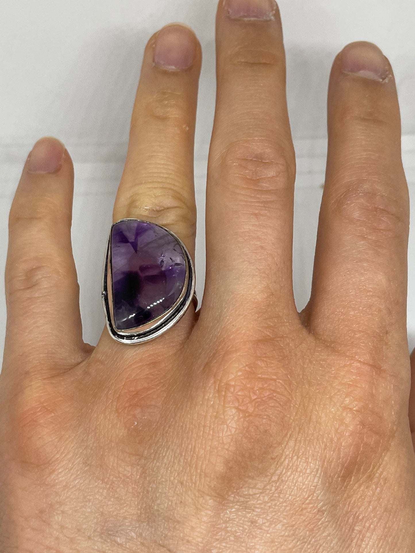 Vintage Purple Genuine Amethyst Ring