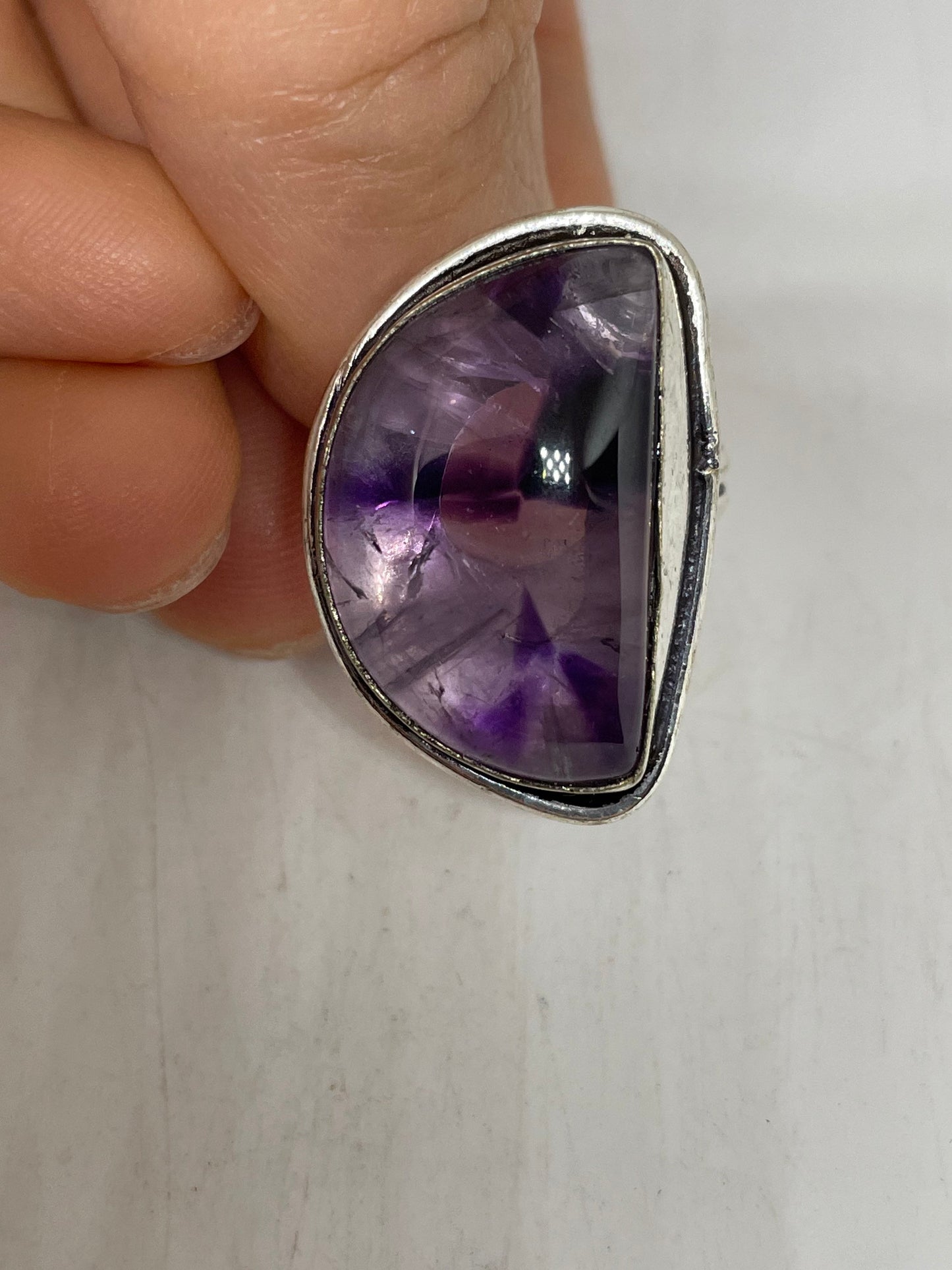 Vintage Purple Genuine Amethyst Ring