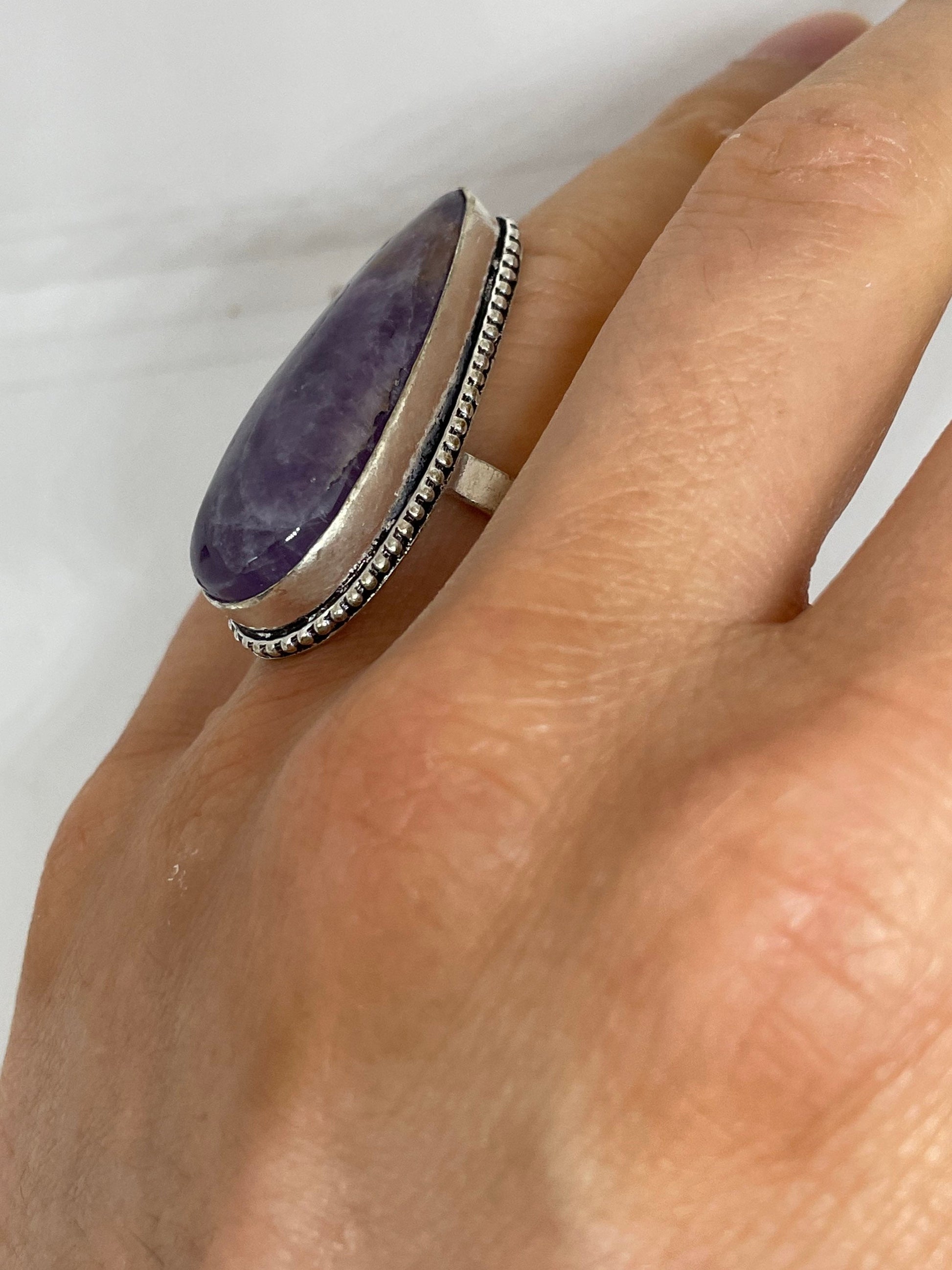 Vintage Purple Genuine Amethyst Ring