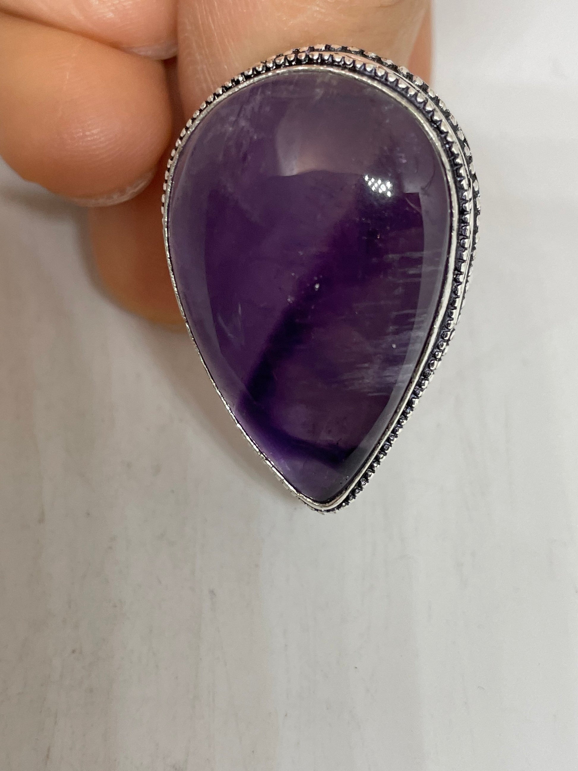 Vintage Purple Genuine Amethyst Ring