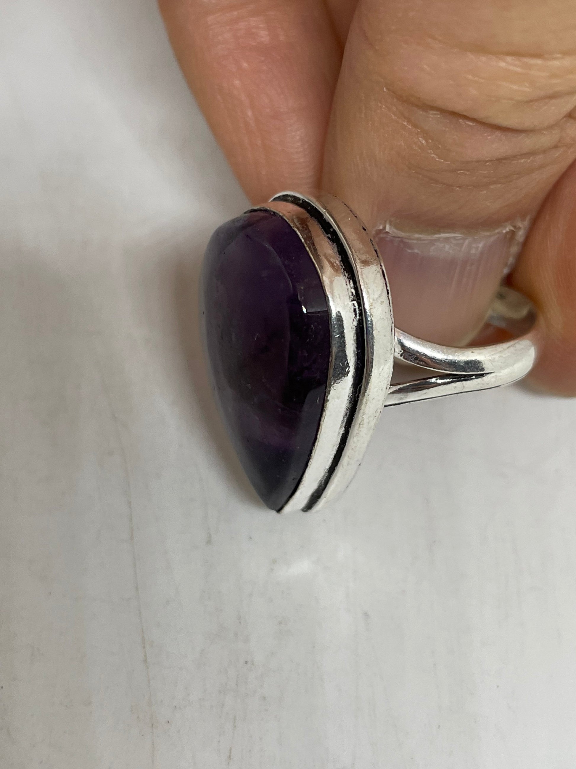 Vintage Purple Genuine Amethyst Ring