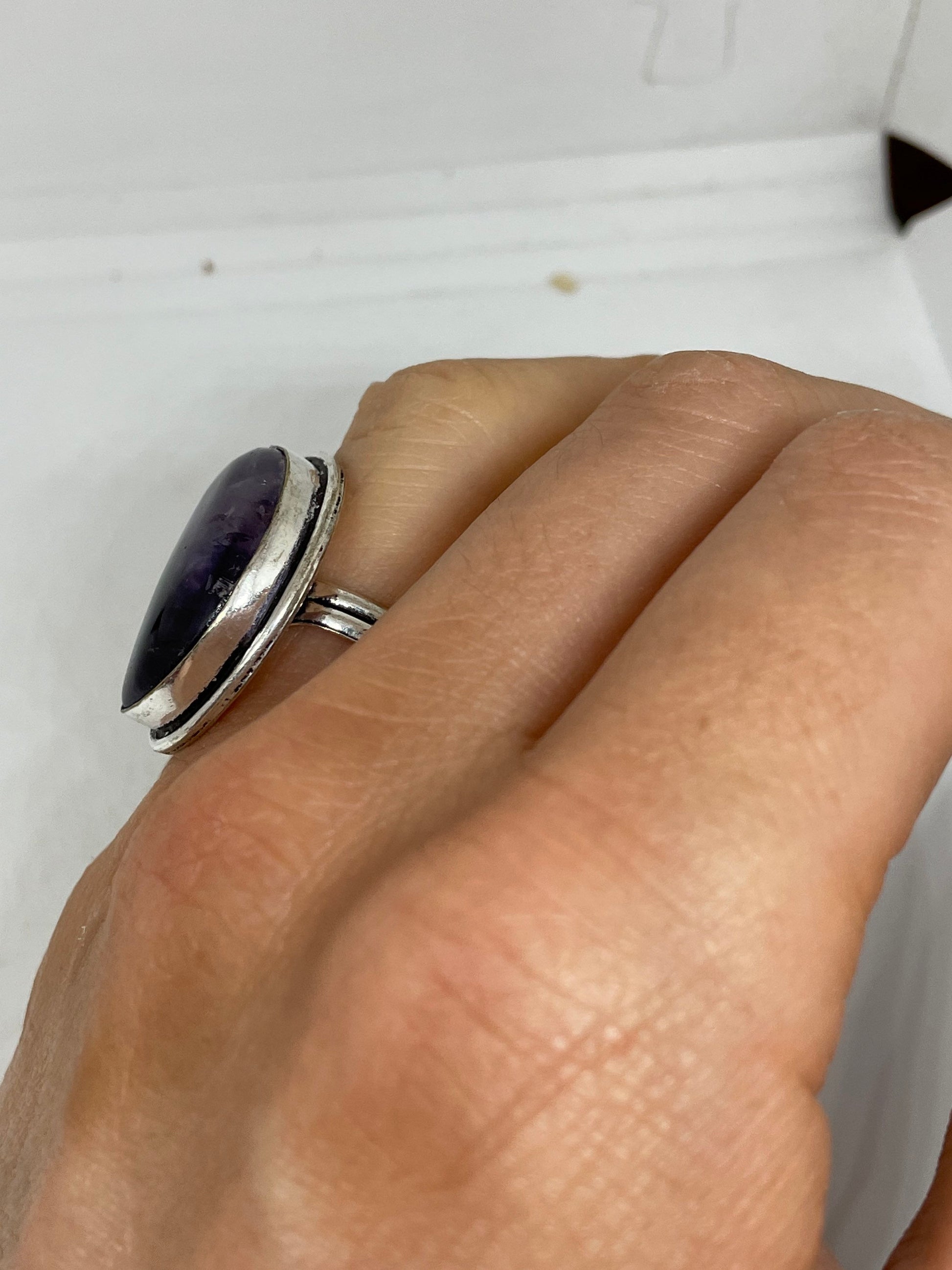 Vintage Purple Genuine Amethyst Ring