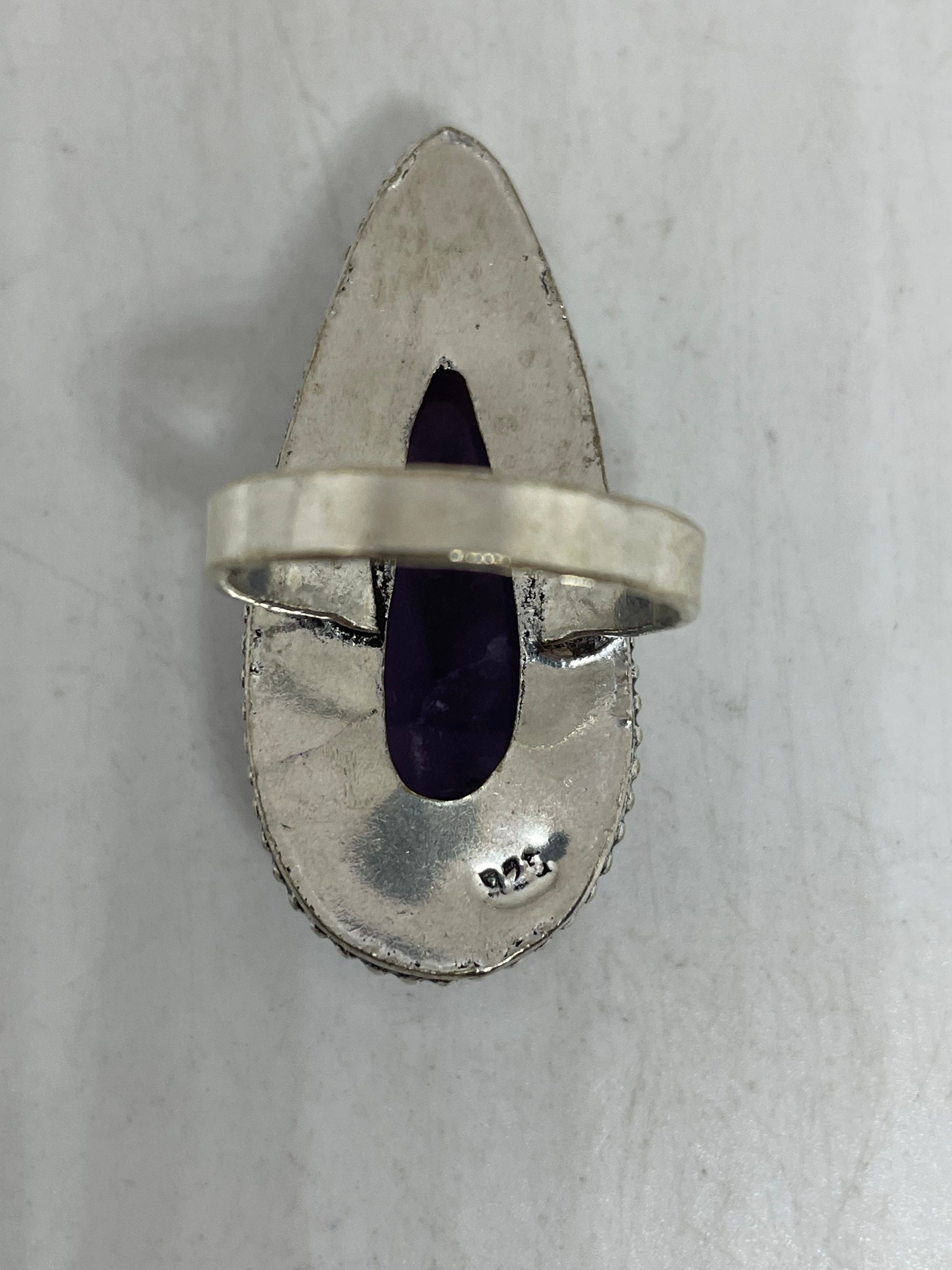 Vintage Purple Genuine Amethyst Ring