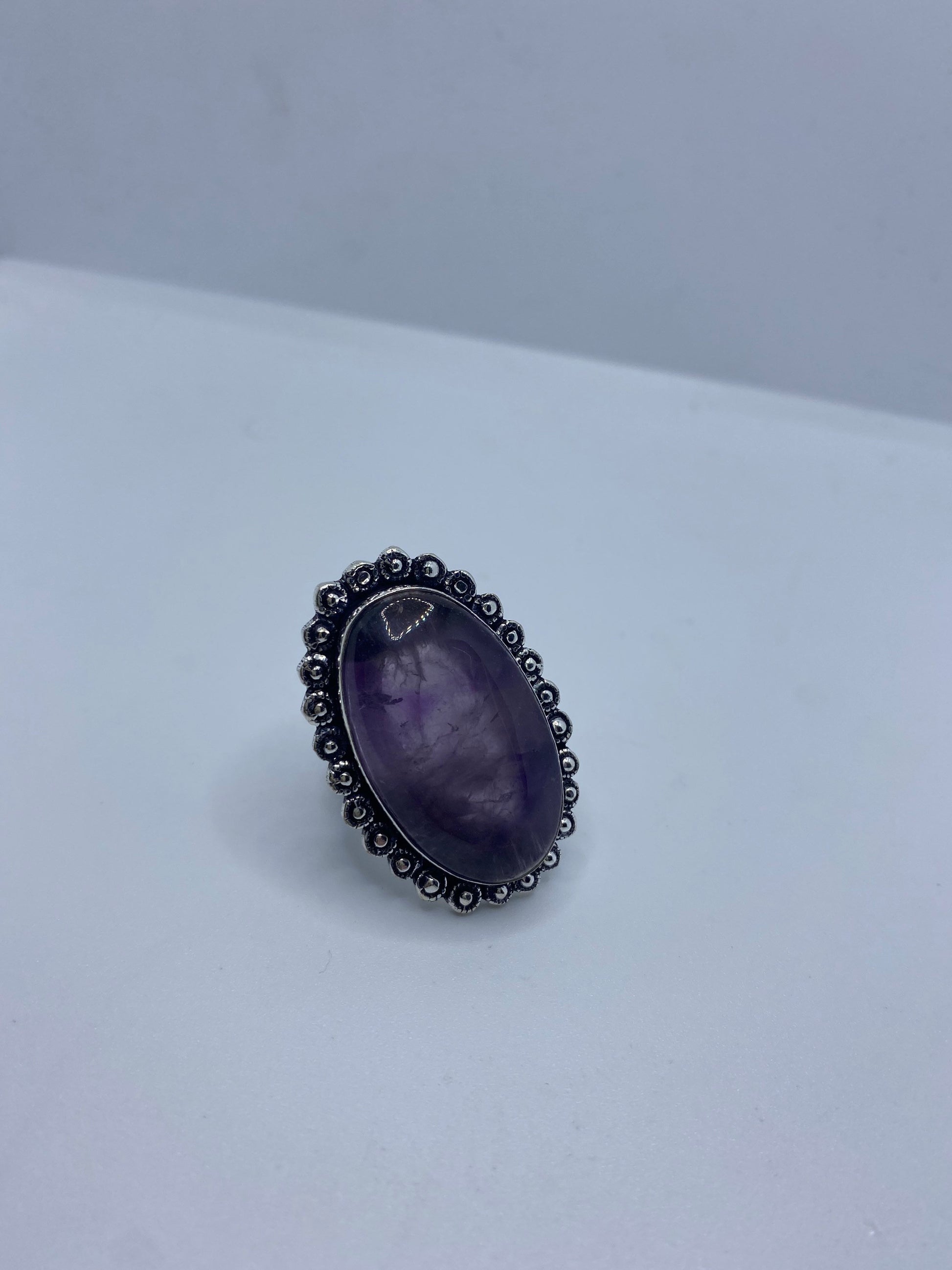 Vintage Purple Genuine Amethyst Ring