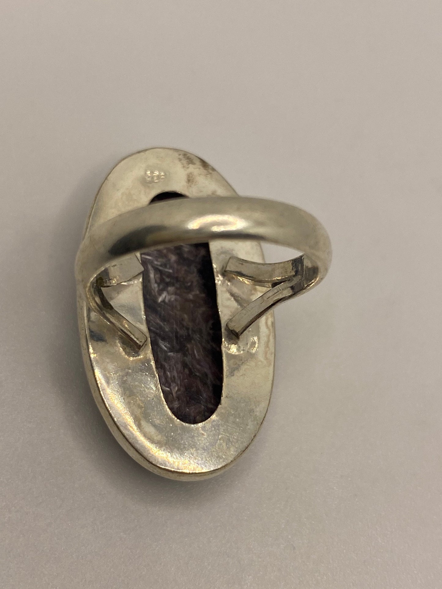 Vintage Purple Genuine Chourite Ring