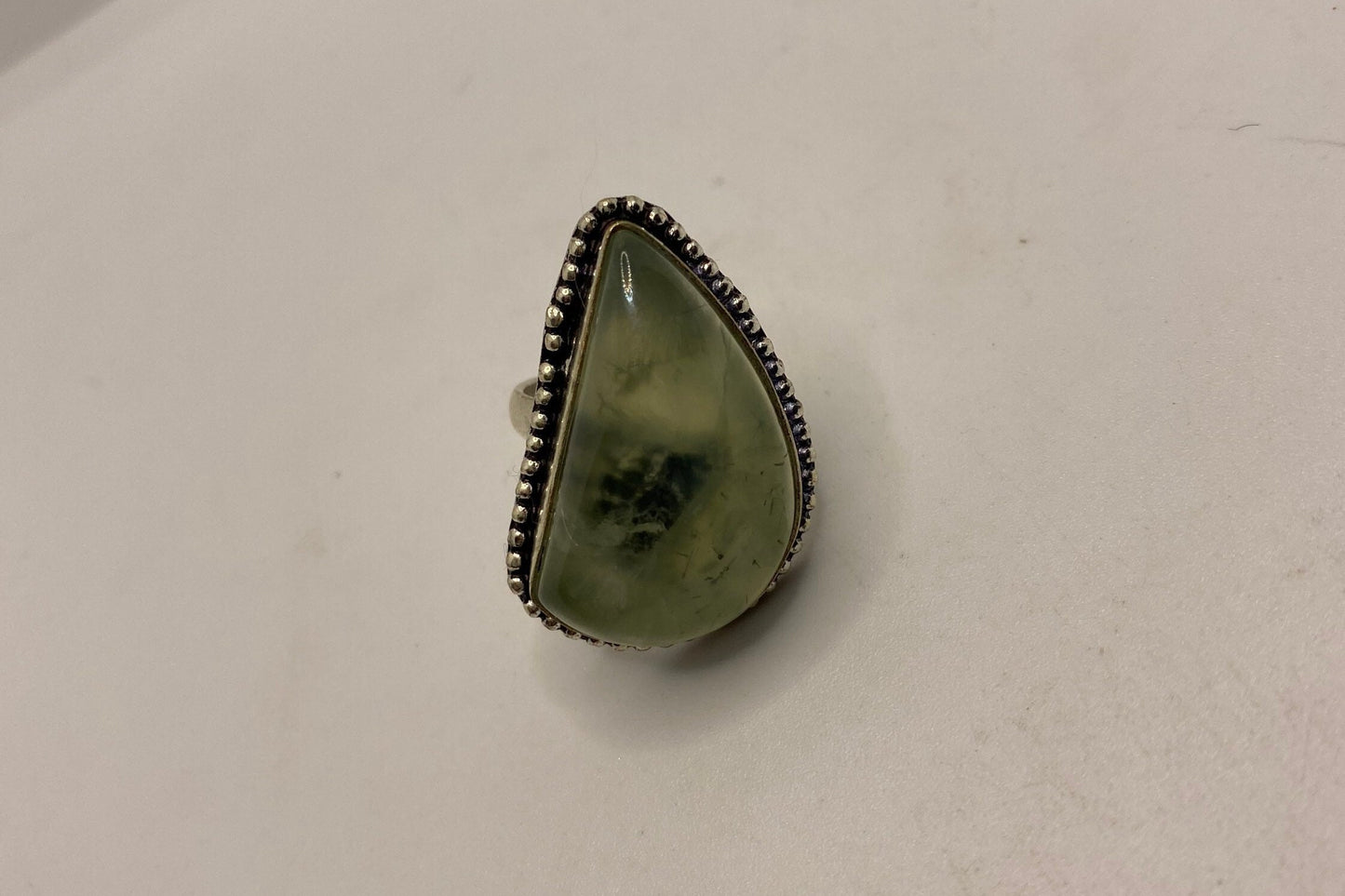 Vintage Green Nephrite Jade Ring