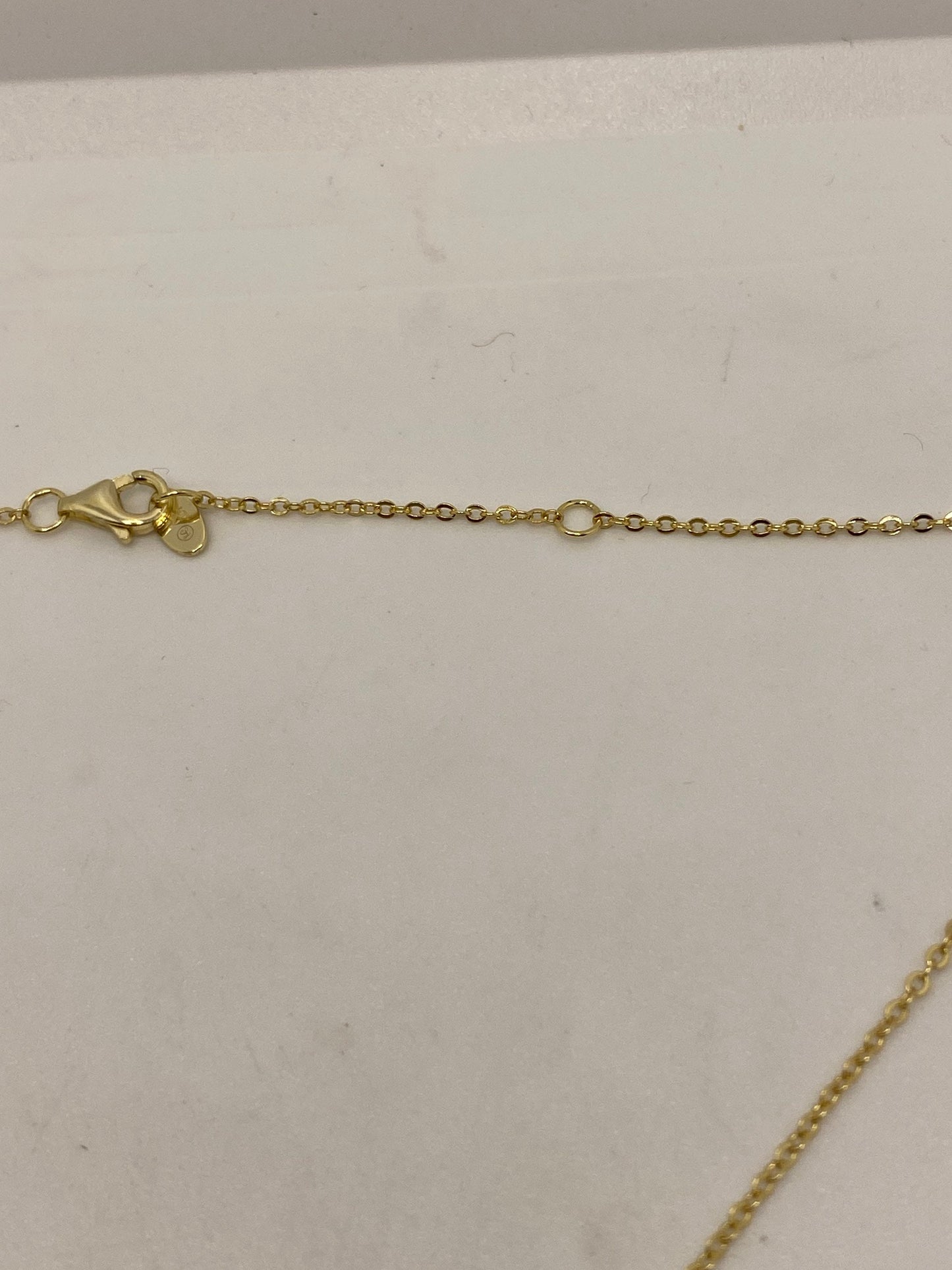 Vintage Blue Fire Opal Star Choker Golden 925 Sterling Silver Pendant Necklace