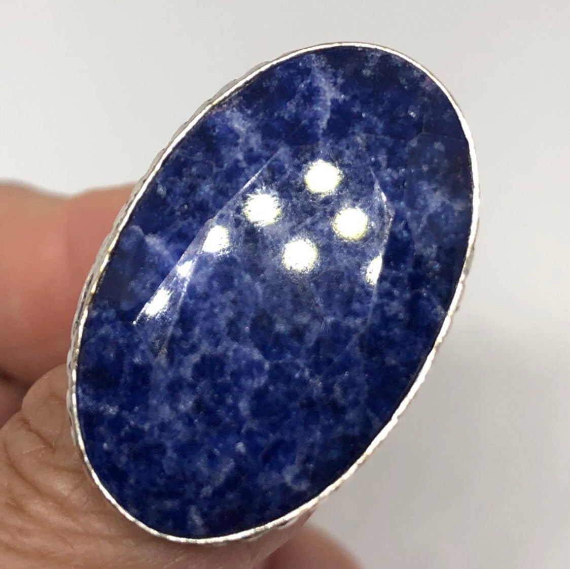 Vintage Blue Genuine Lapis Lazuli Ring