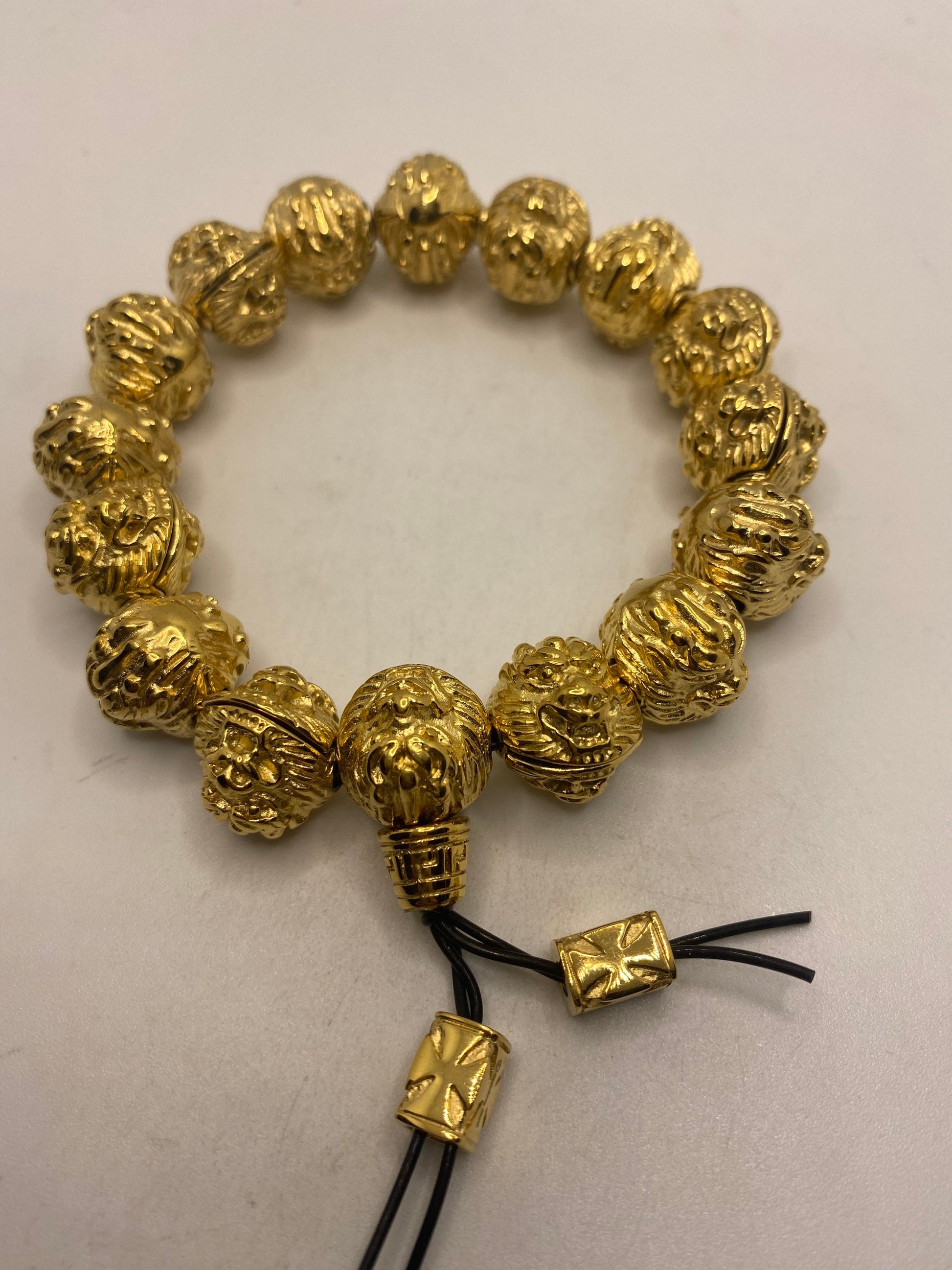 Vintage Unisex Mens Stretch Bracelet Dragon Prayer Beads