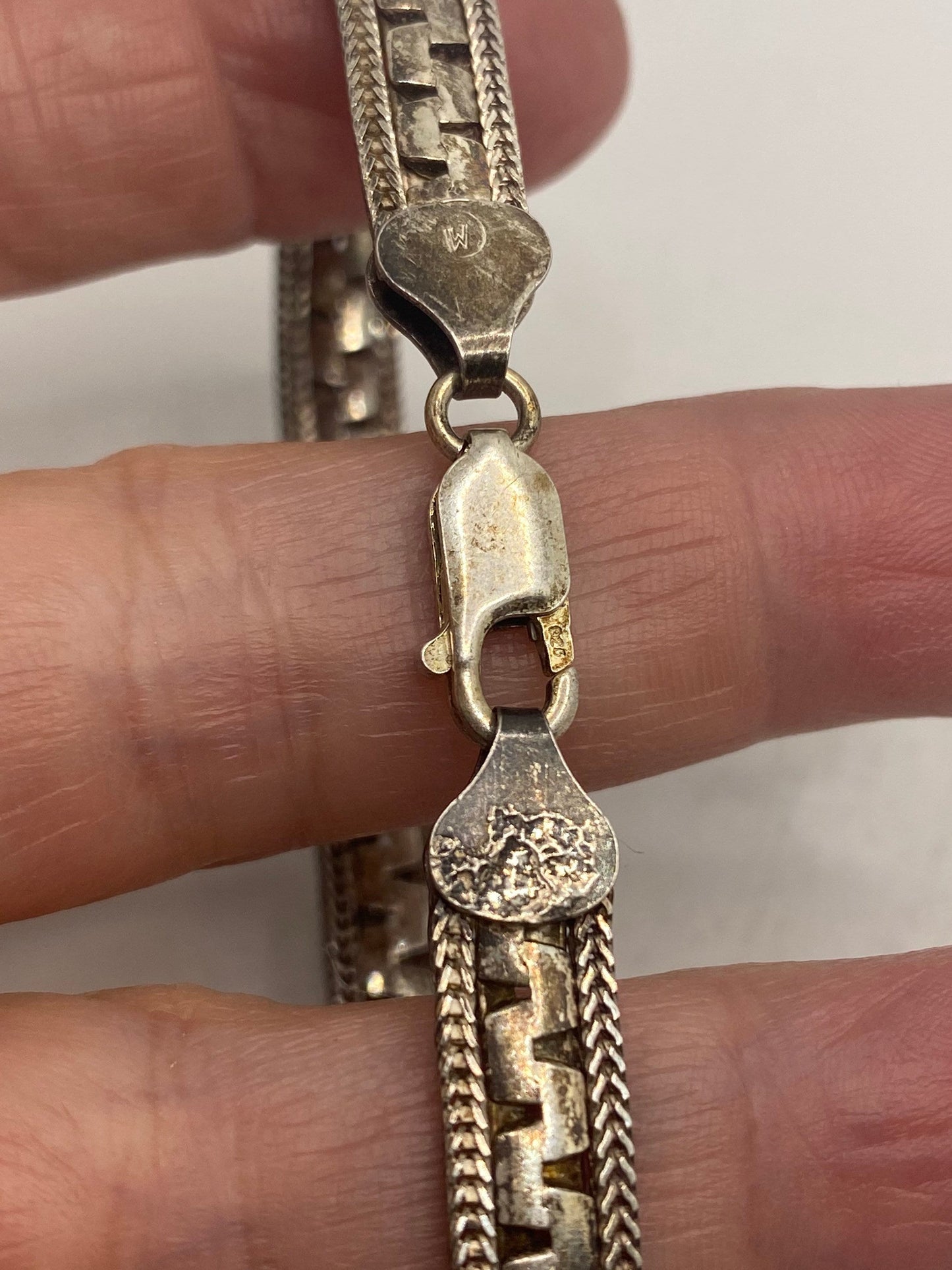 Vintage 925 Sterling Silver Chain Link Bracelet