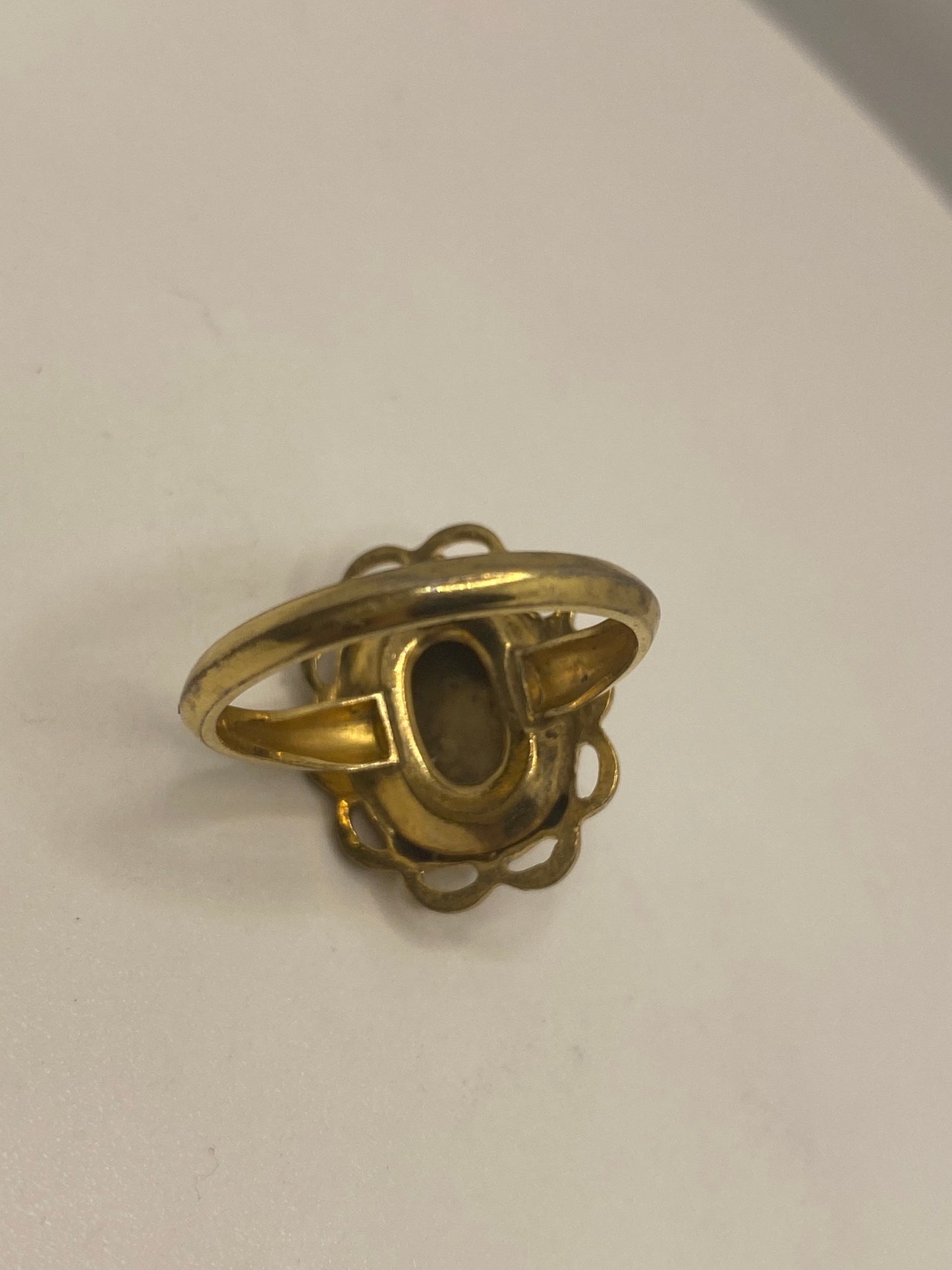 Vintage Free Mason Star Ring Gold Filled Size 6.5