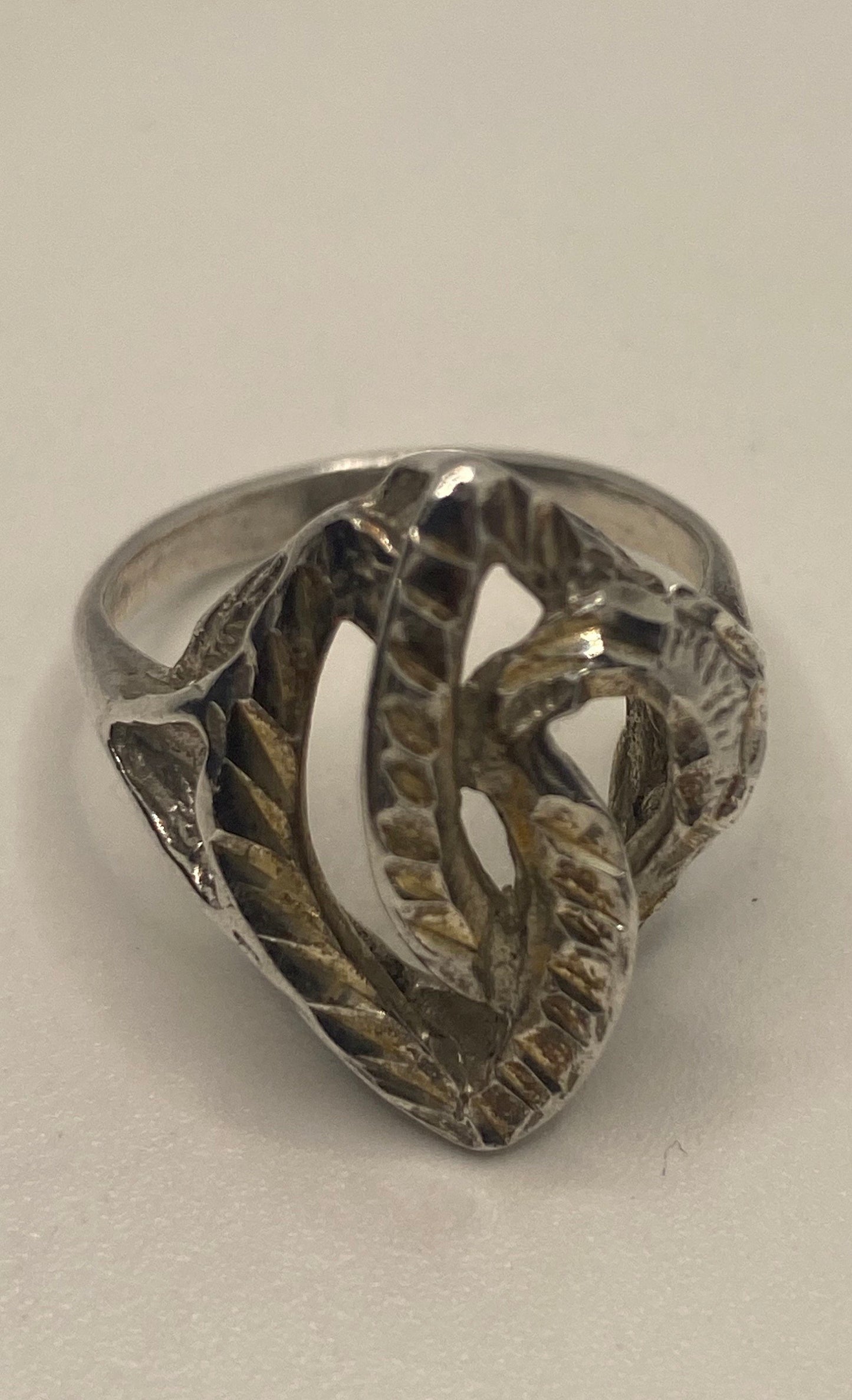 Vintage 925 Sterling Silver Filigree Ring