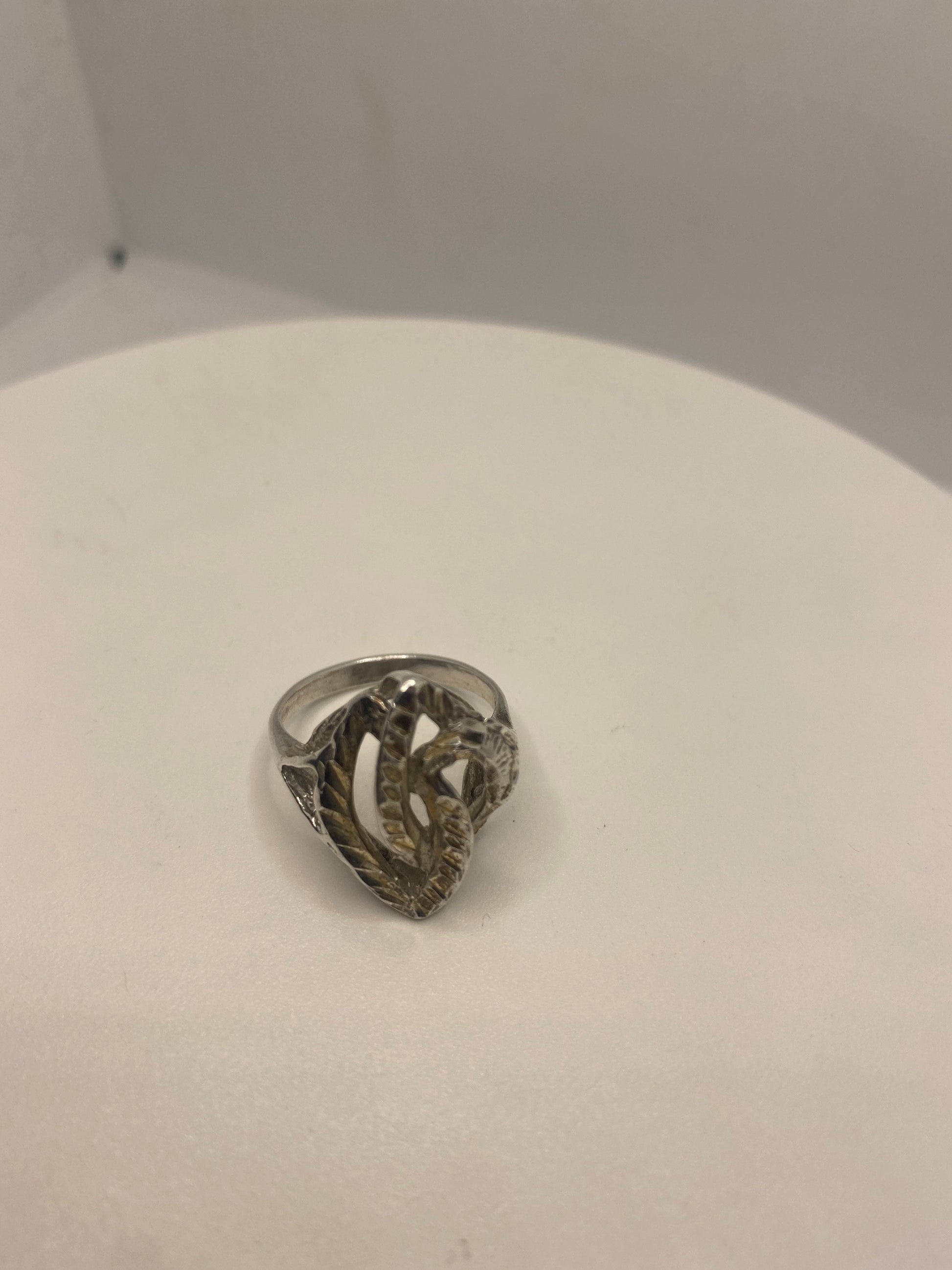 Vintage 925 Sterling Silver Filigree Ring