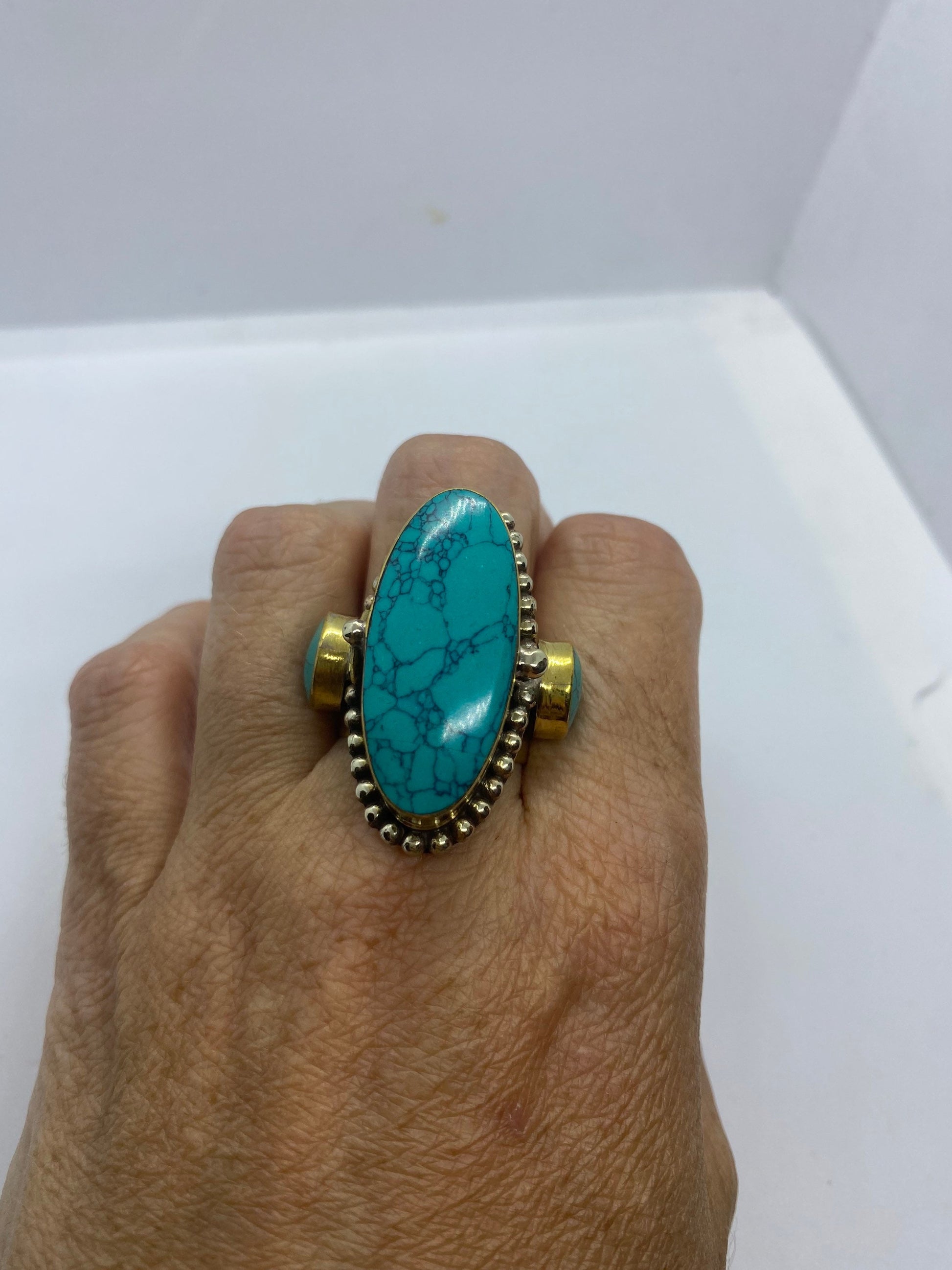 Vintage Poison Pillbox Ring Adjustable Bronze