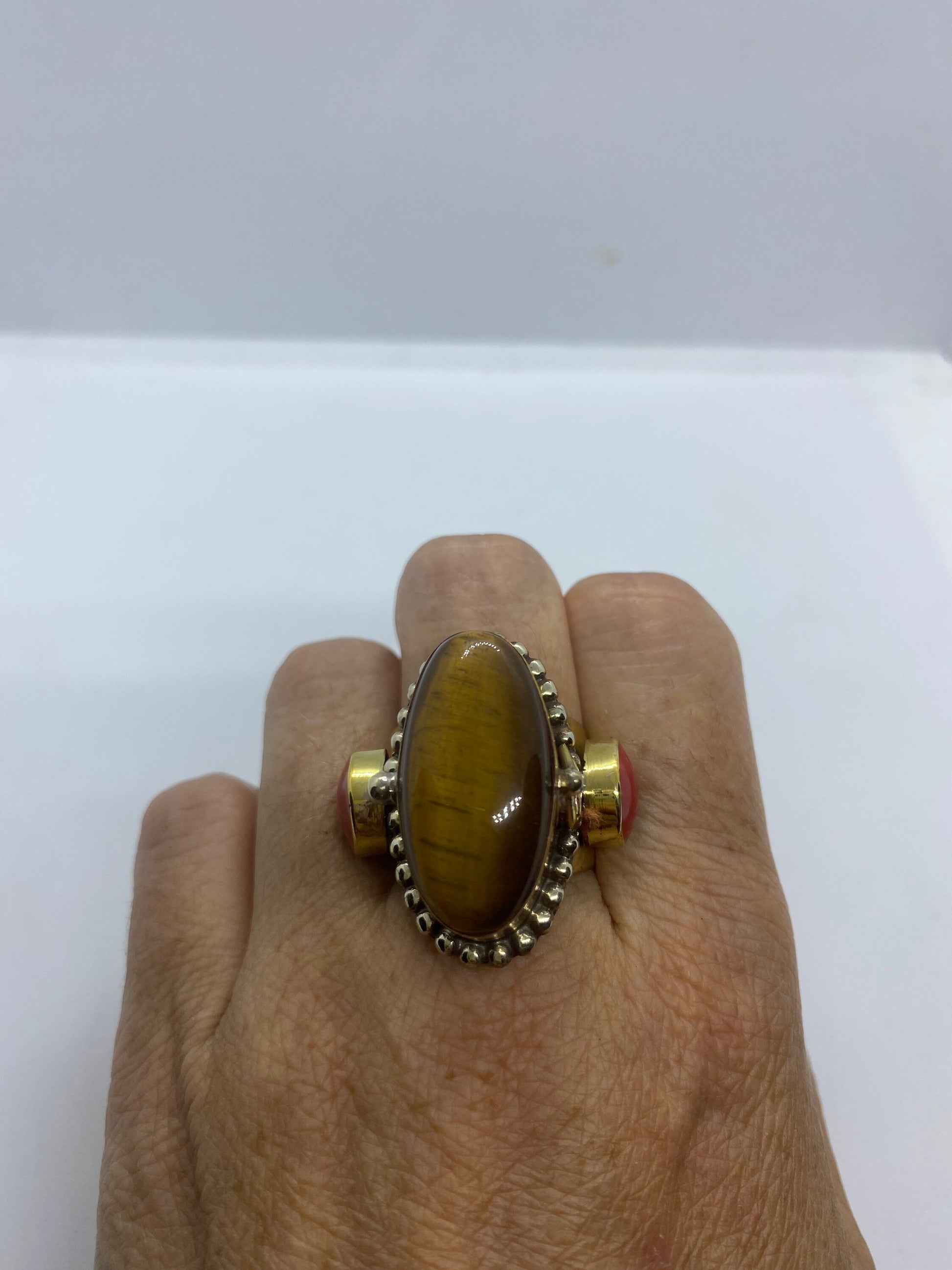 Vintage Poison Pillbox Ring Adjustable Bronze