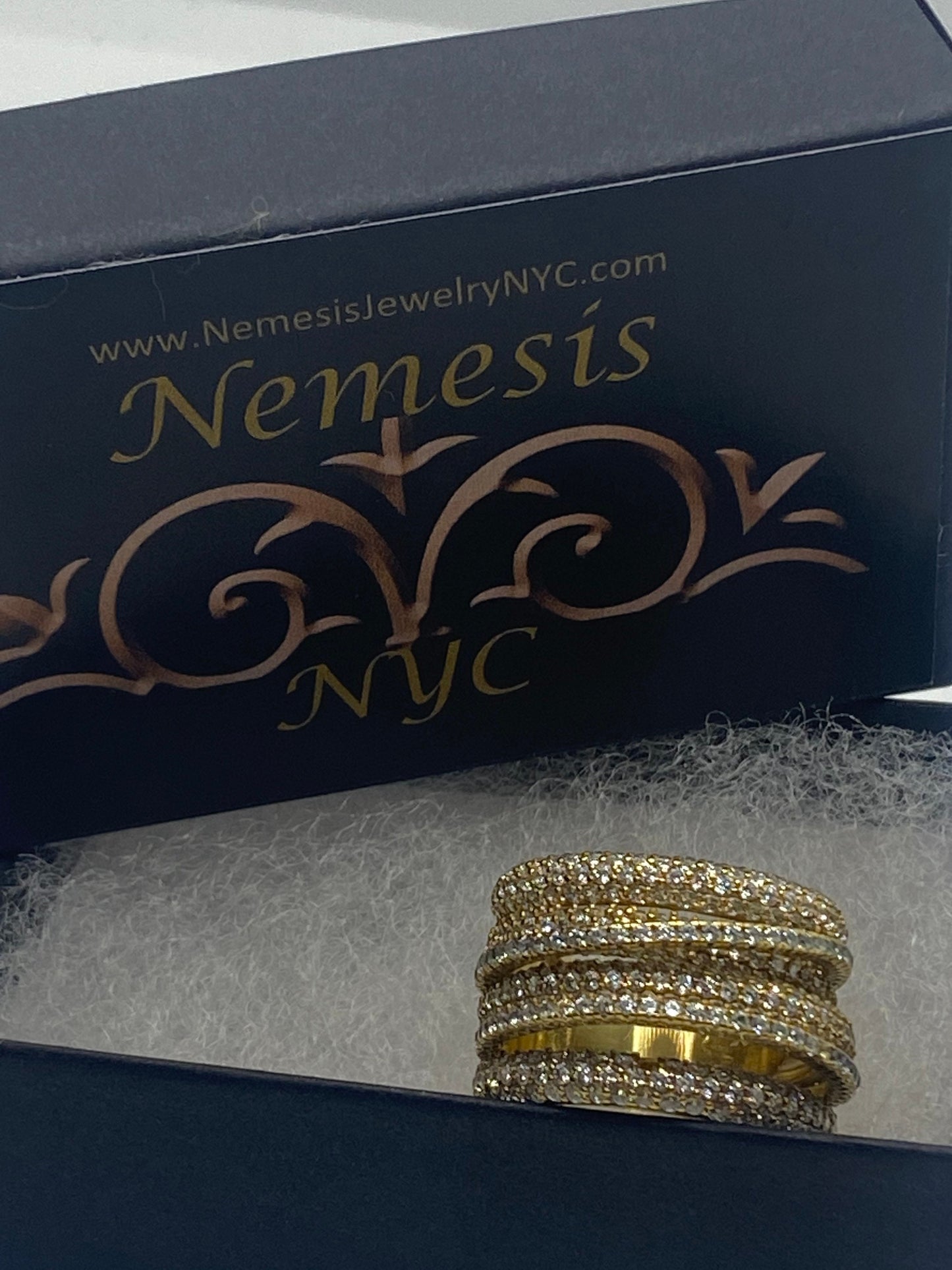 Vintage Wedding Band Cubic Zirconia Crystal Gothic Sterling Silver ring