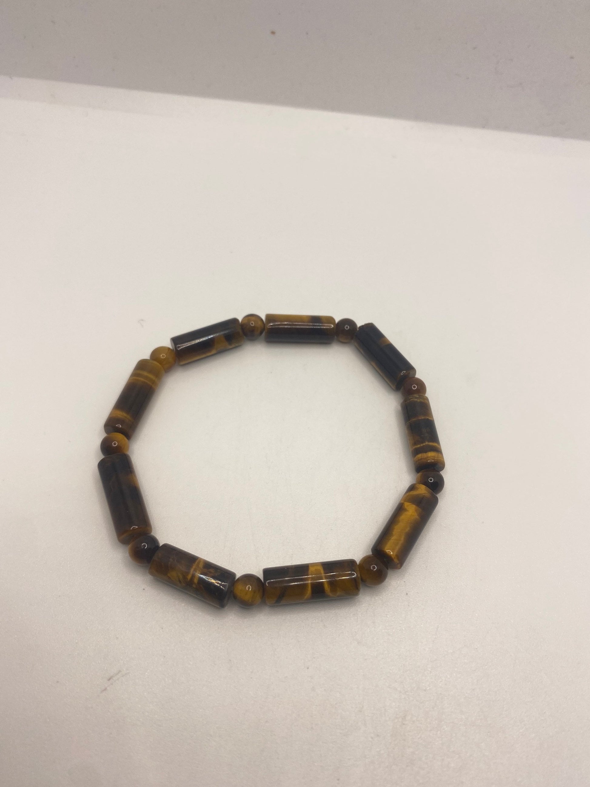 Vintage Fun Gold Tiger’s Eye Lucky Stretch Bracelet