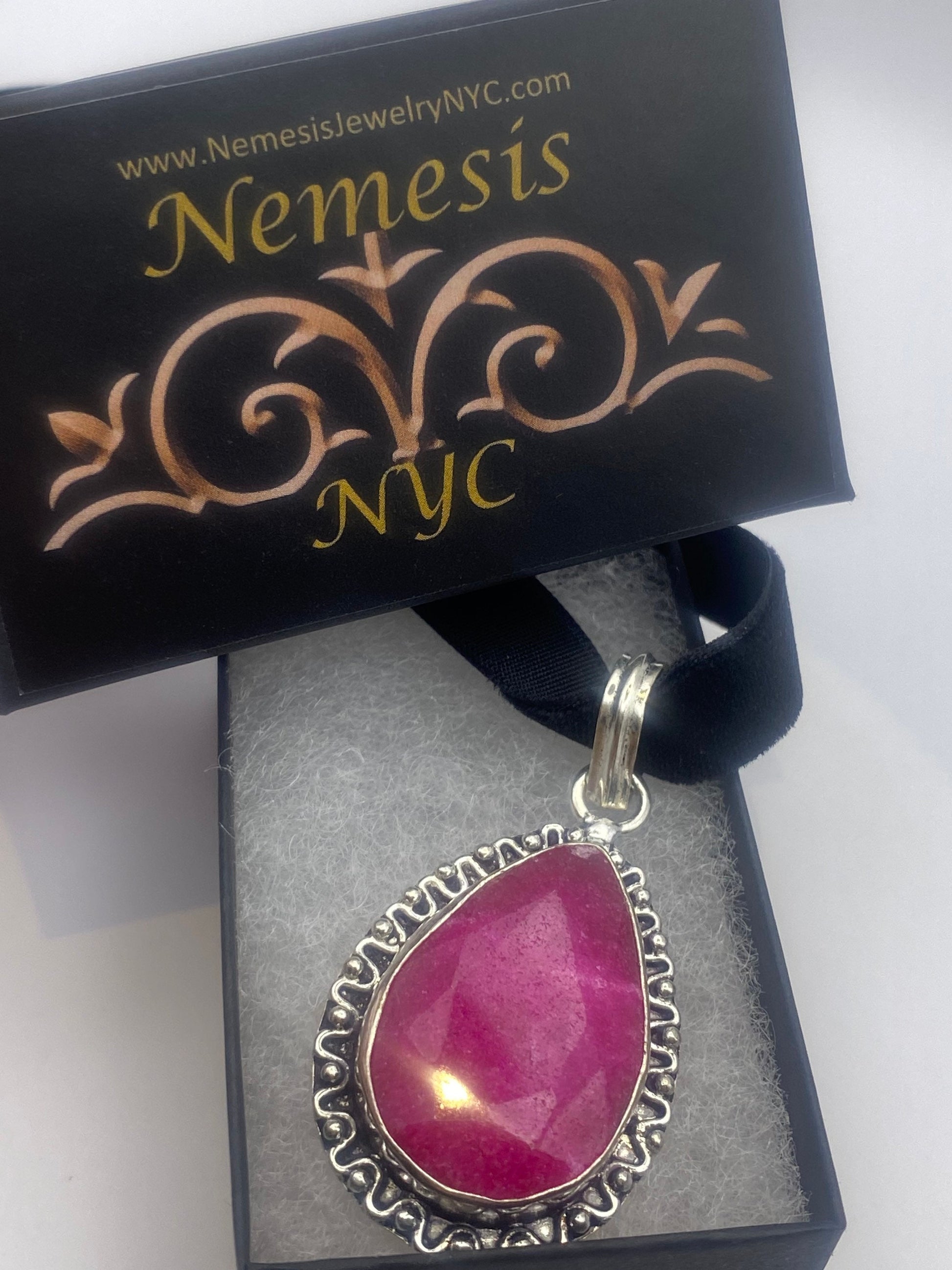 Vintage Antique Pink Raw Ruby Choker Necklace