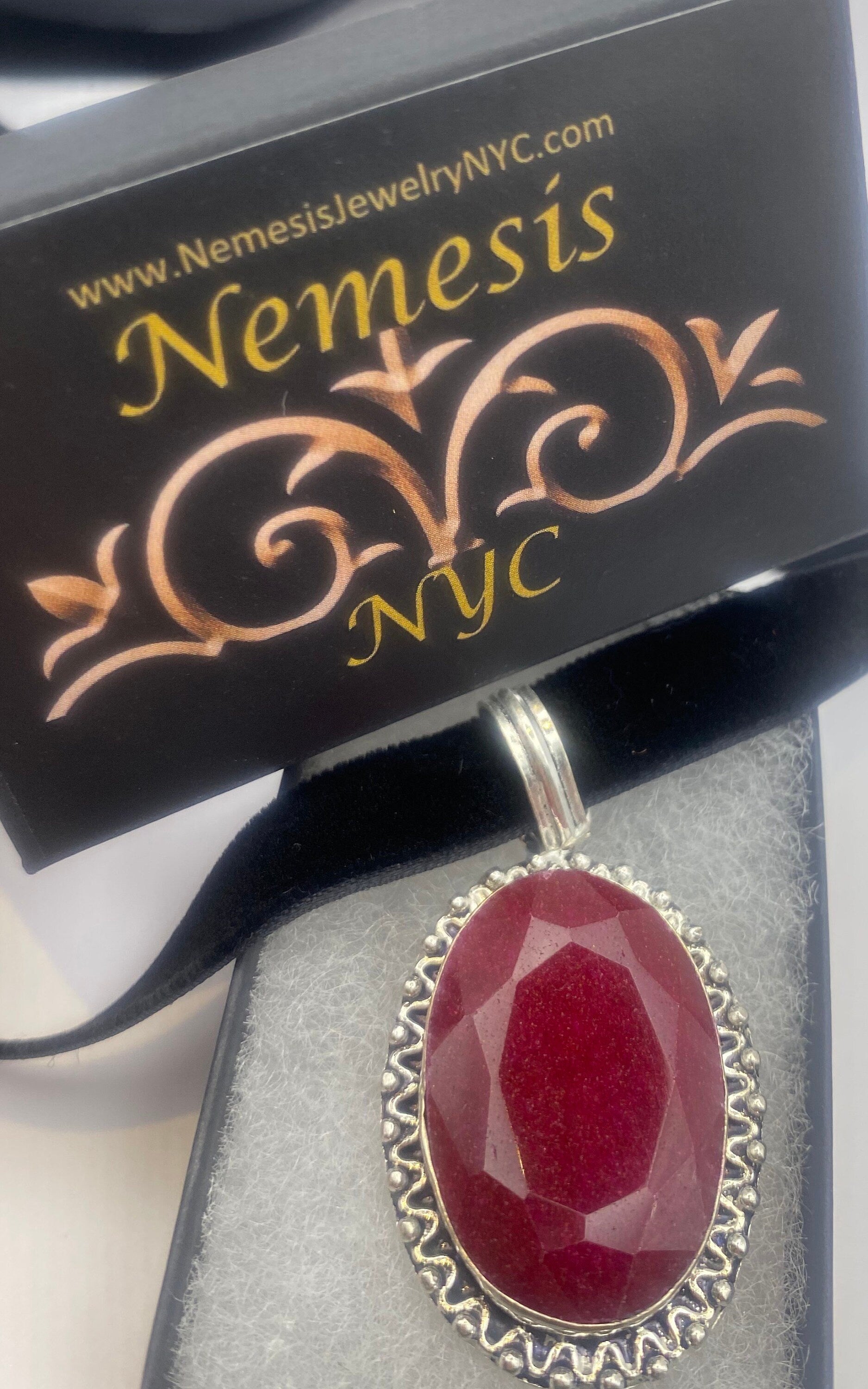 Vintage Antique Pink Raw Ruby Choker Necklace