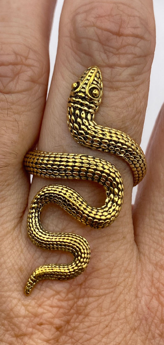 Vintage Snake Bronze Golden Adjustable
