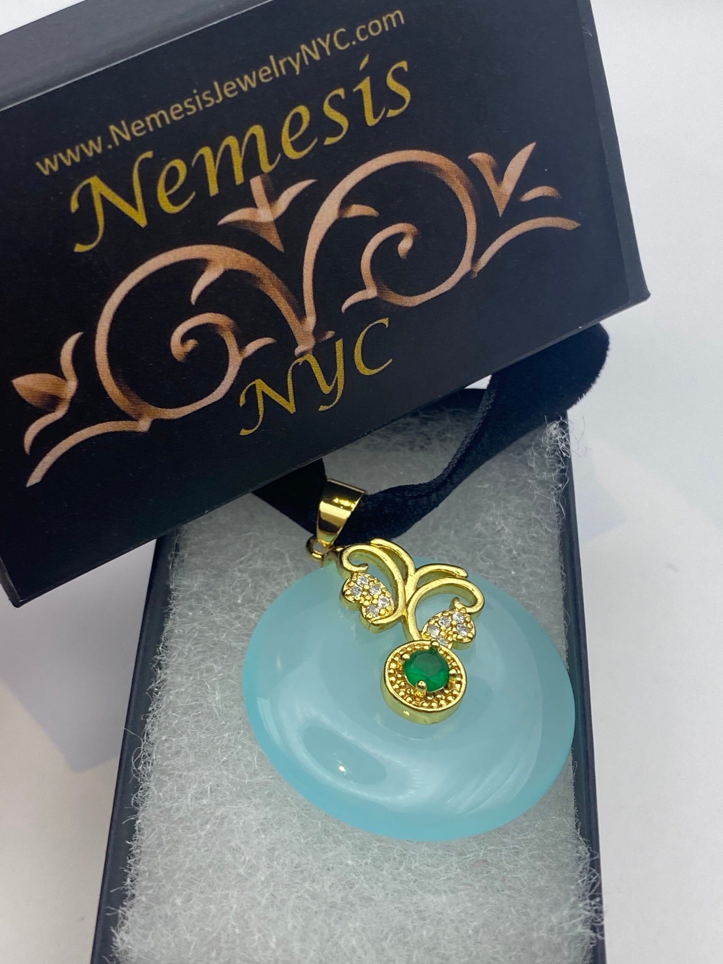Vintage Aqua Chalcedony Choker Necklace