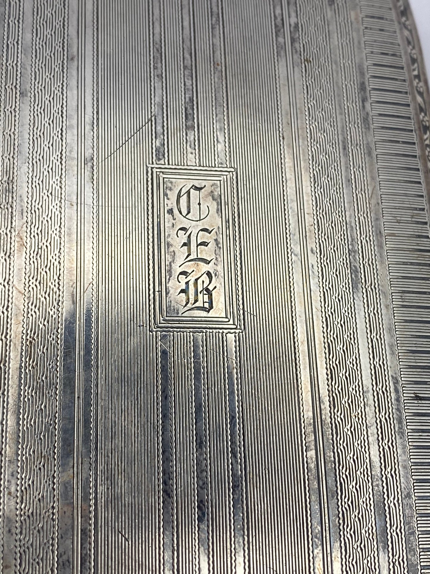 Vintage sterling silver 925 antique cigarette box