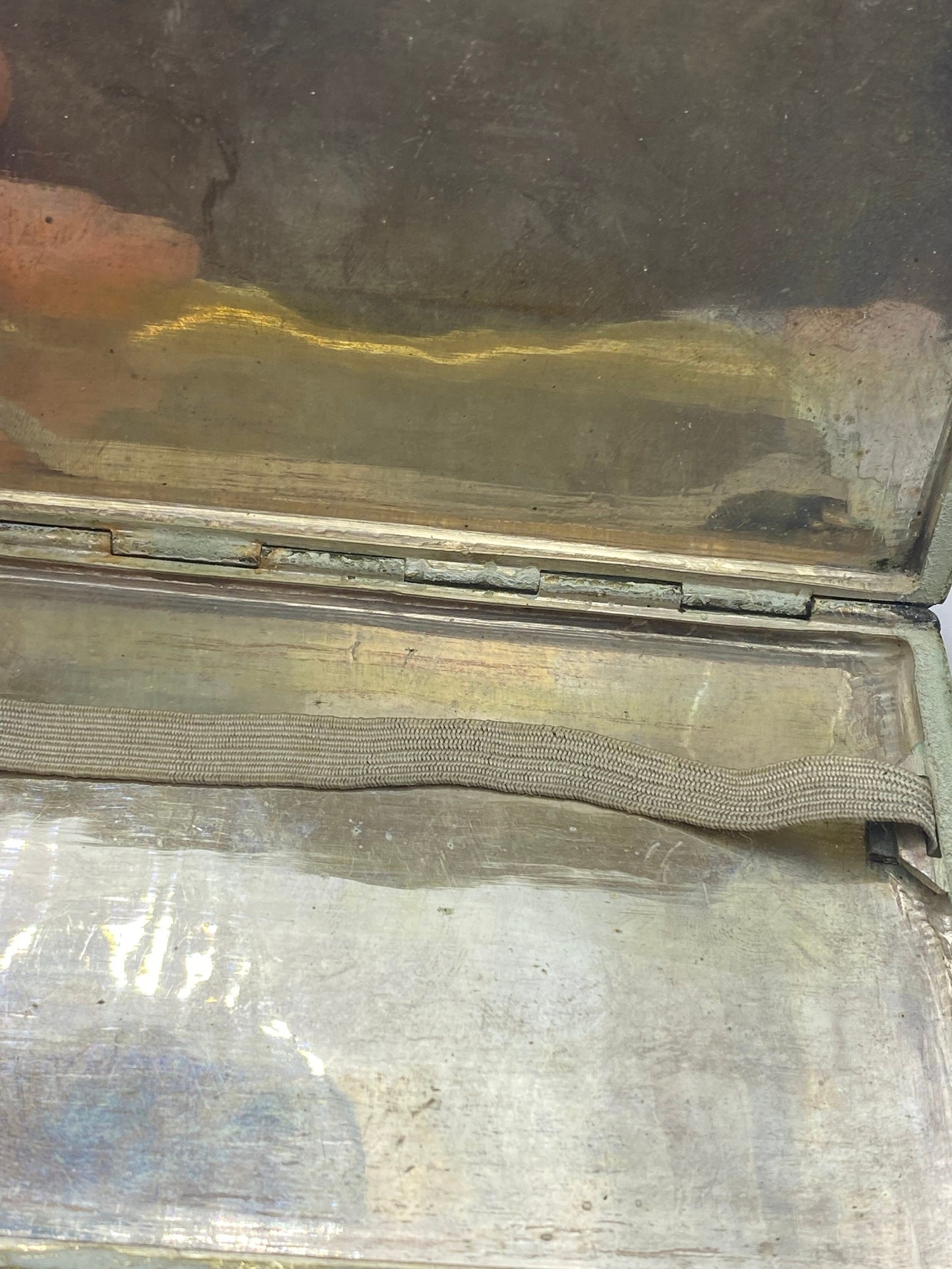 Vintage sterling silver 925 antique cigarette box