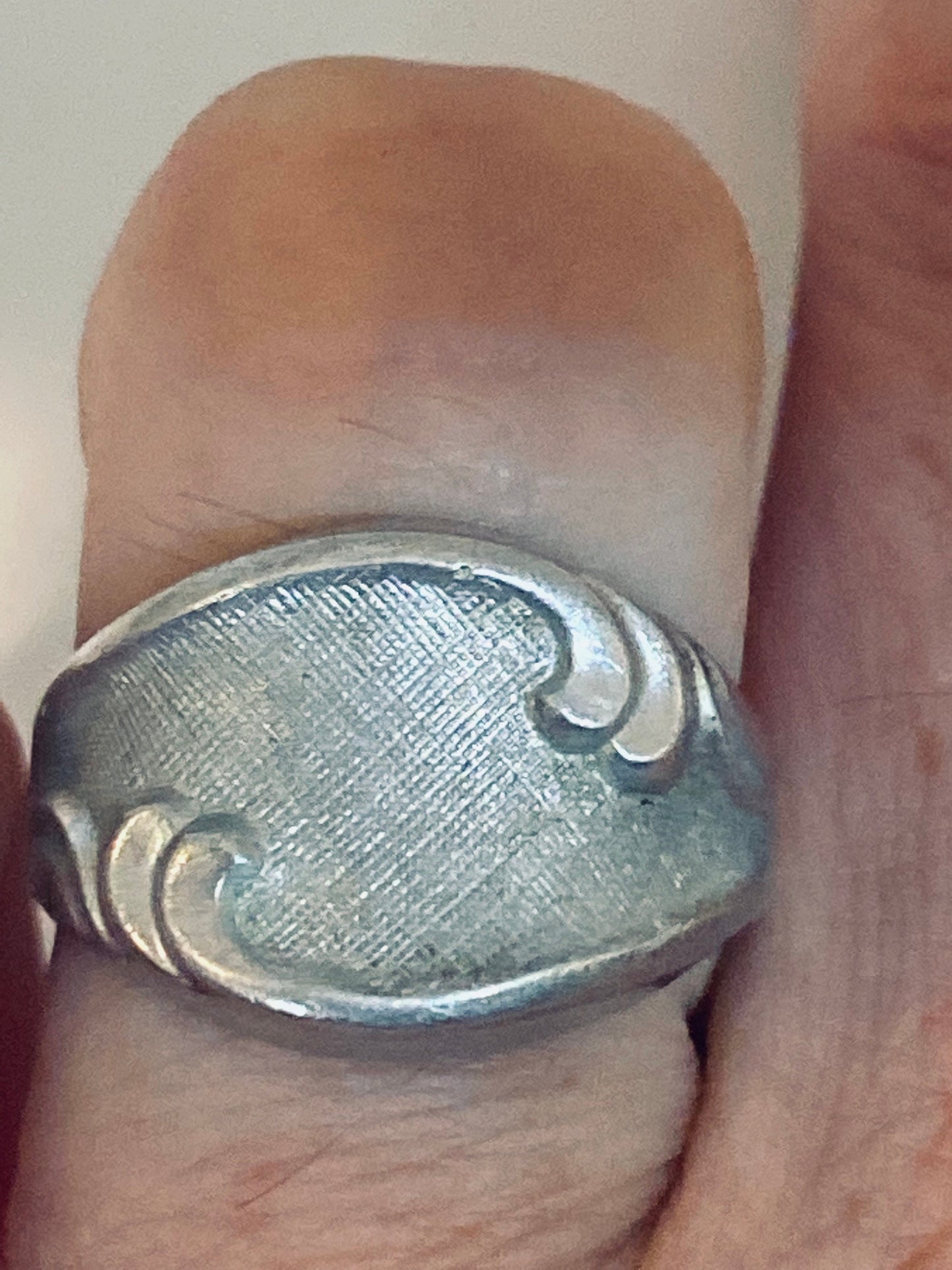 Vintage Flower 925 Sterling Silver Engravable Ring