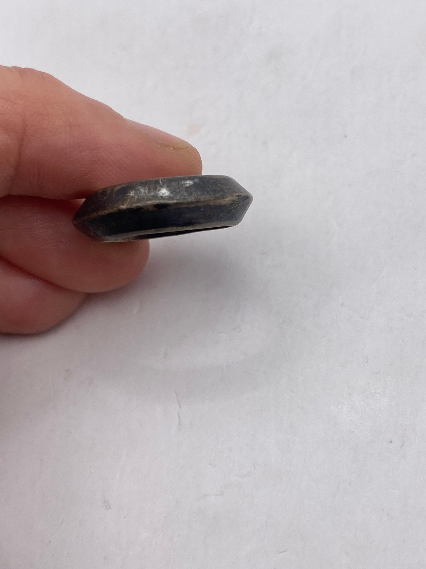 Vintage 925 Sterling Silver Antiqued Band Ring Size 5