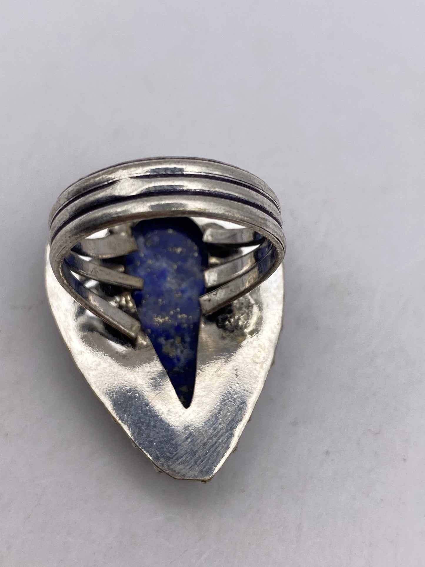 Vintage Blue Genuine Lapis Lazuli Ring