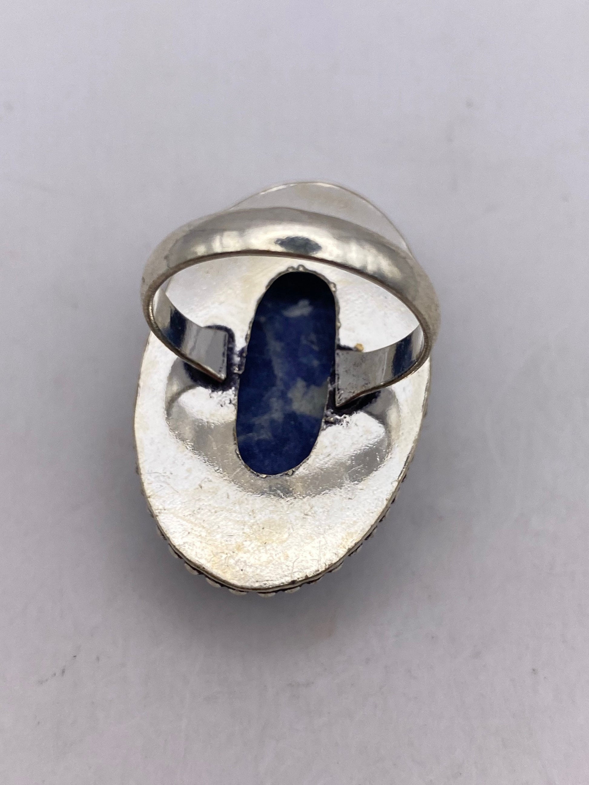 Vintage Blue Genuine Lapis Lazuli Ring