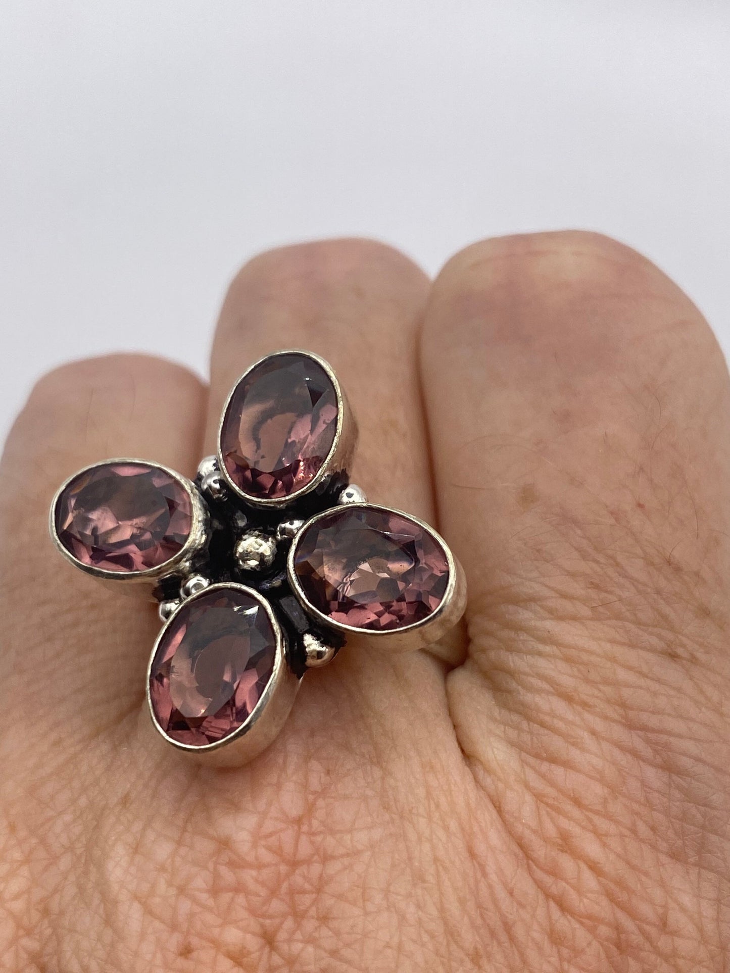 Vintage Pink Tourmaline Cocktail Ring