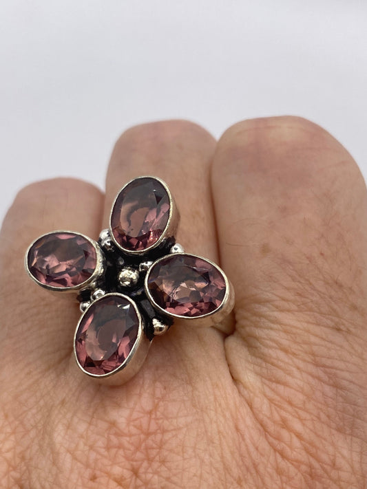 Vintage Pink Tourmaline Cocktail Ring