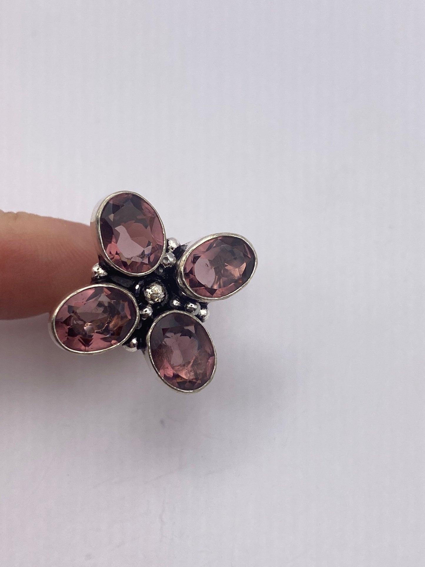 Vintage Pink Tourmaline Cocktail Ring