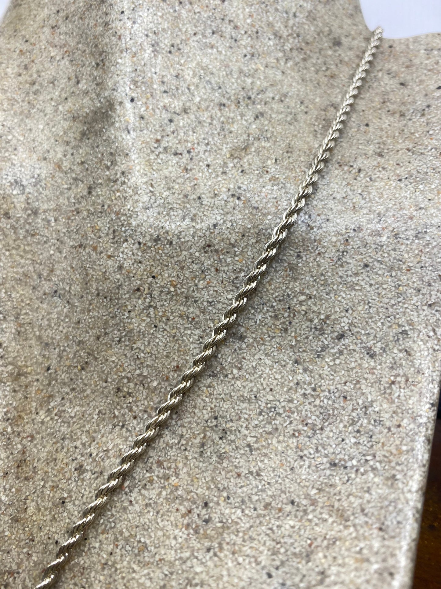 Vintage Chain 22 Inch 925 Sterling Silver Necklace