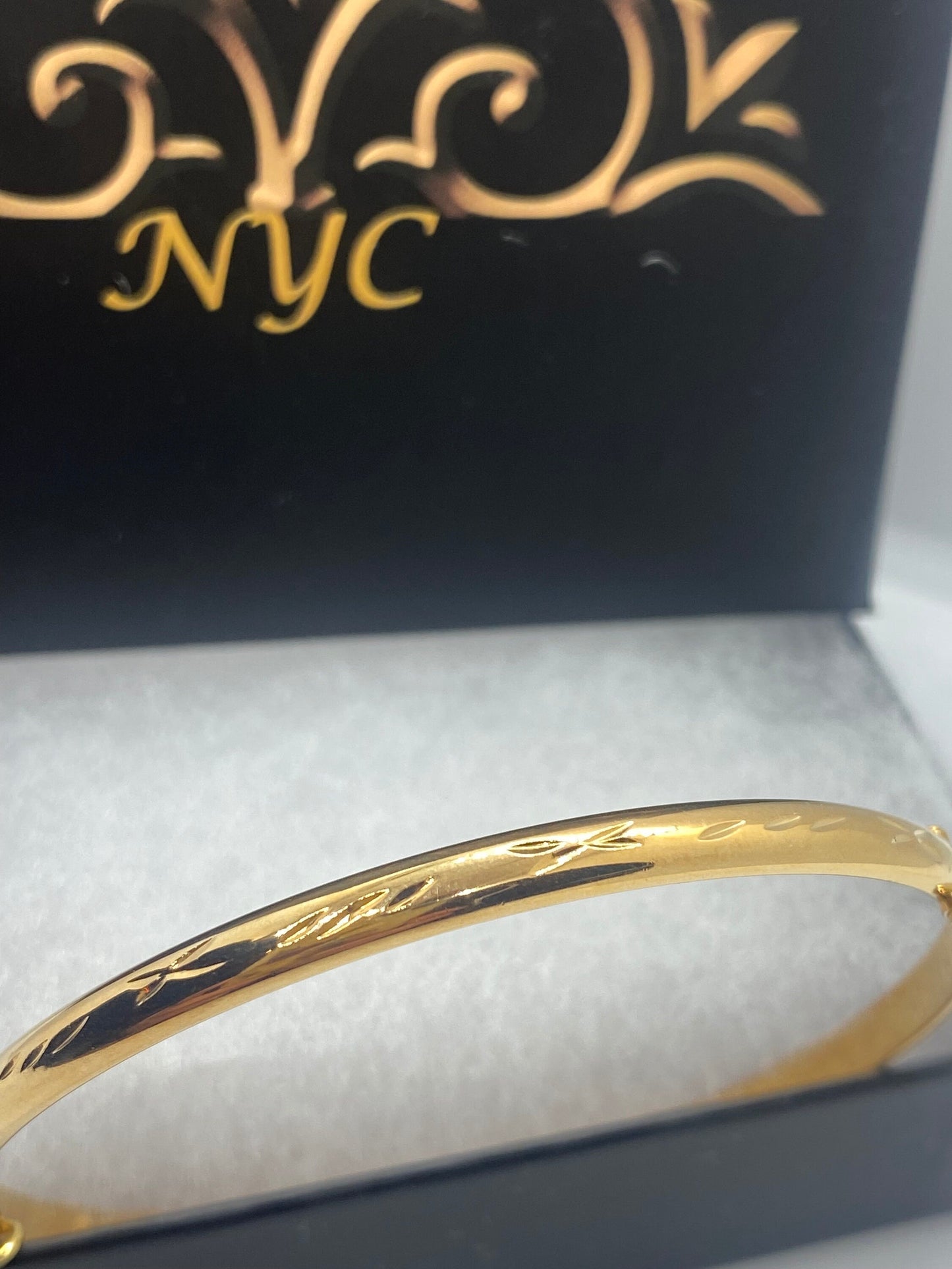 Vintage Gold Bangle | Bangle Bracelet Gold filled