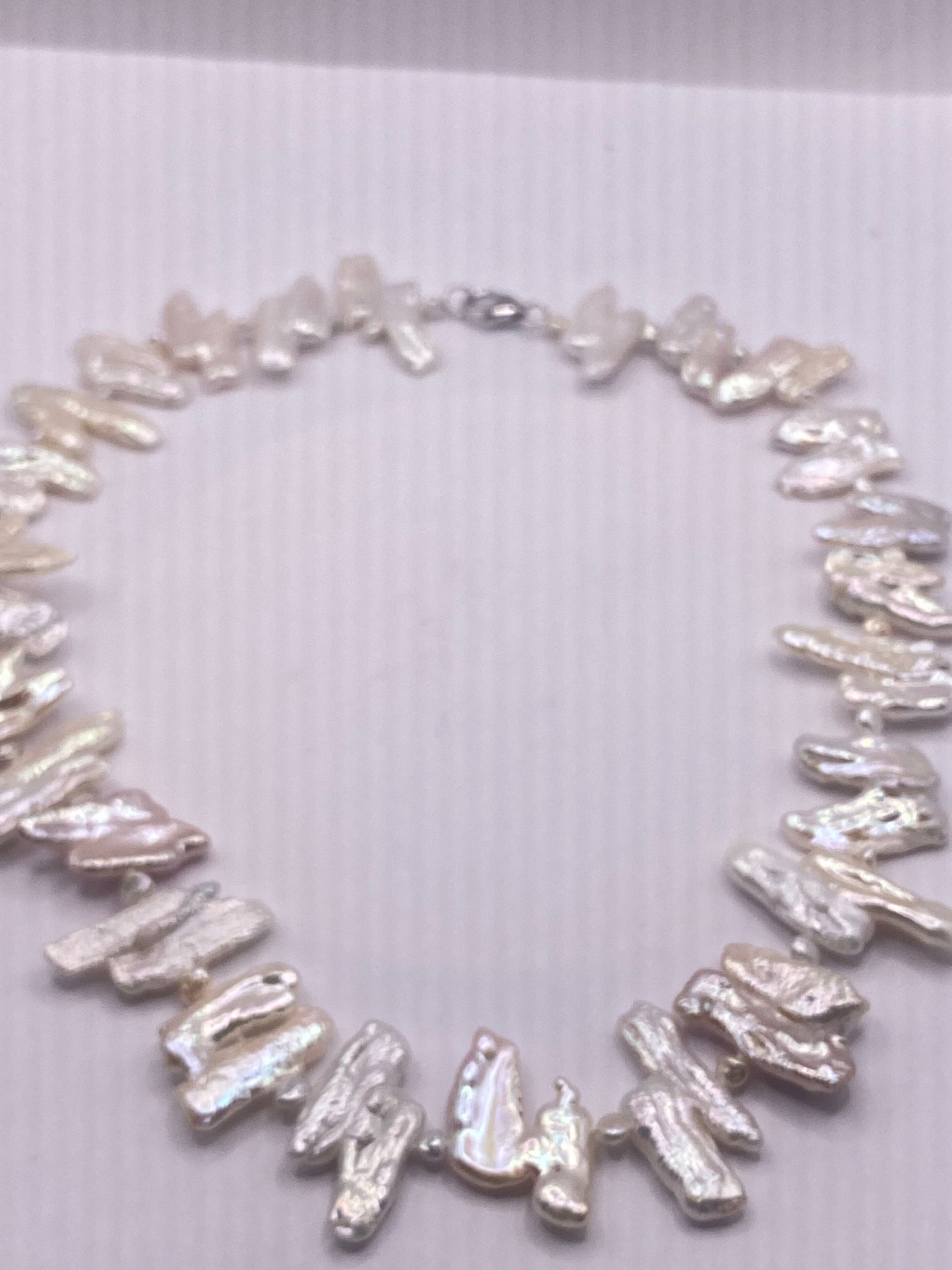 Vintage White Pearl 18 inch Necklace