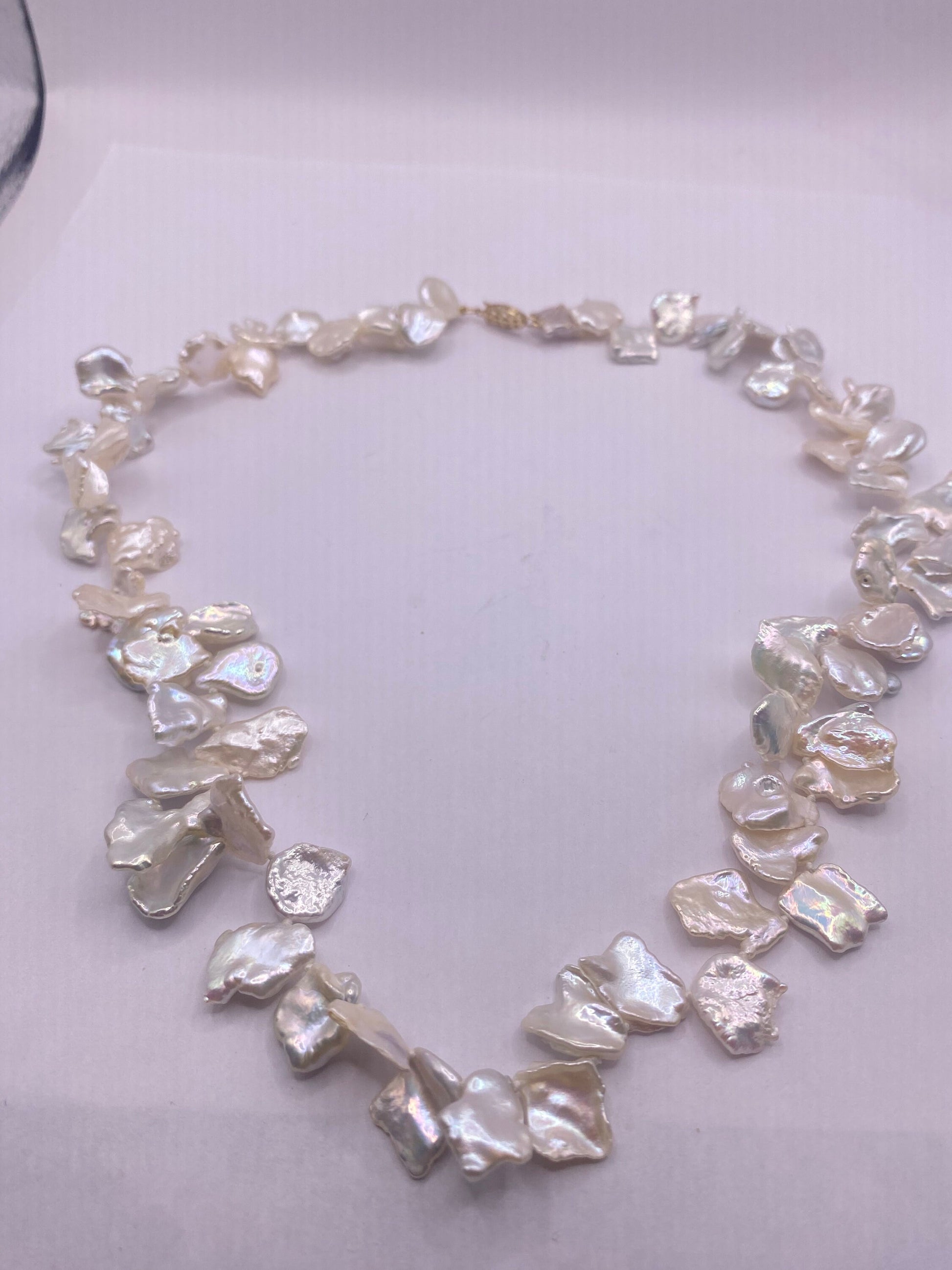 Vintage White Pearl 18 inch Necklace