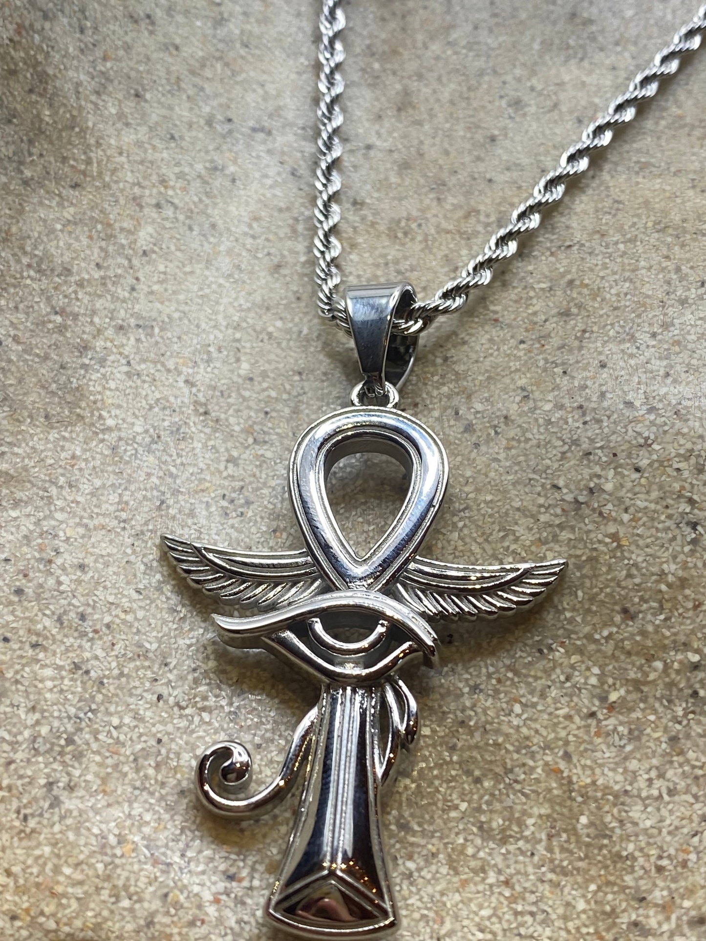 Egyptian Ankh Pendant Choker