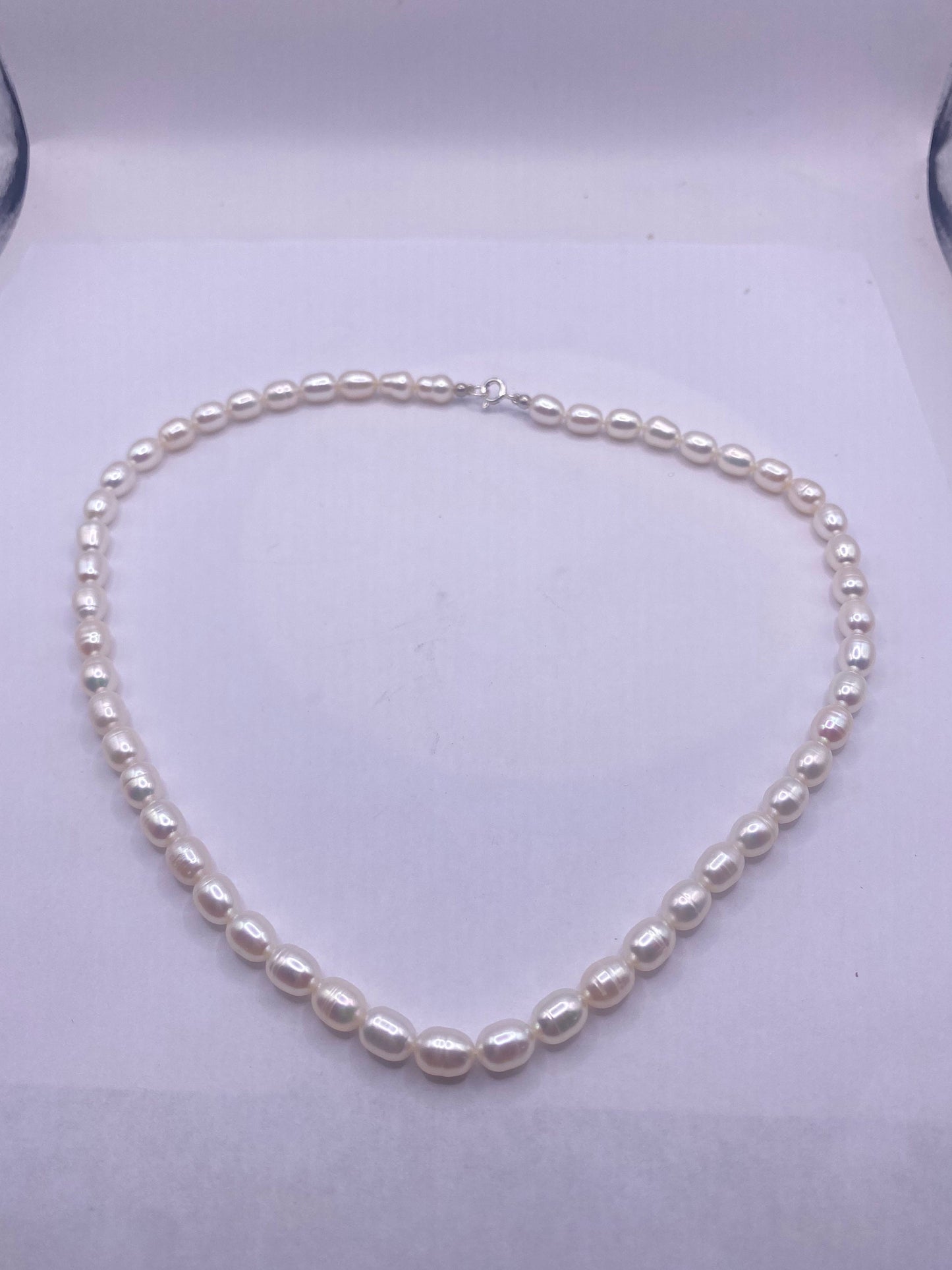 Vintage White Pearl 16 inch Necklace