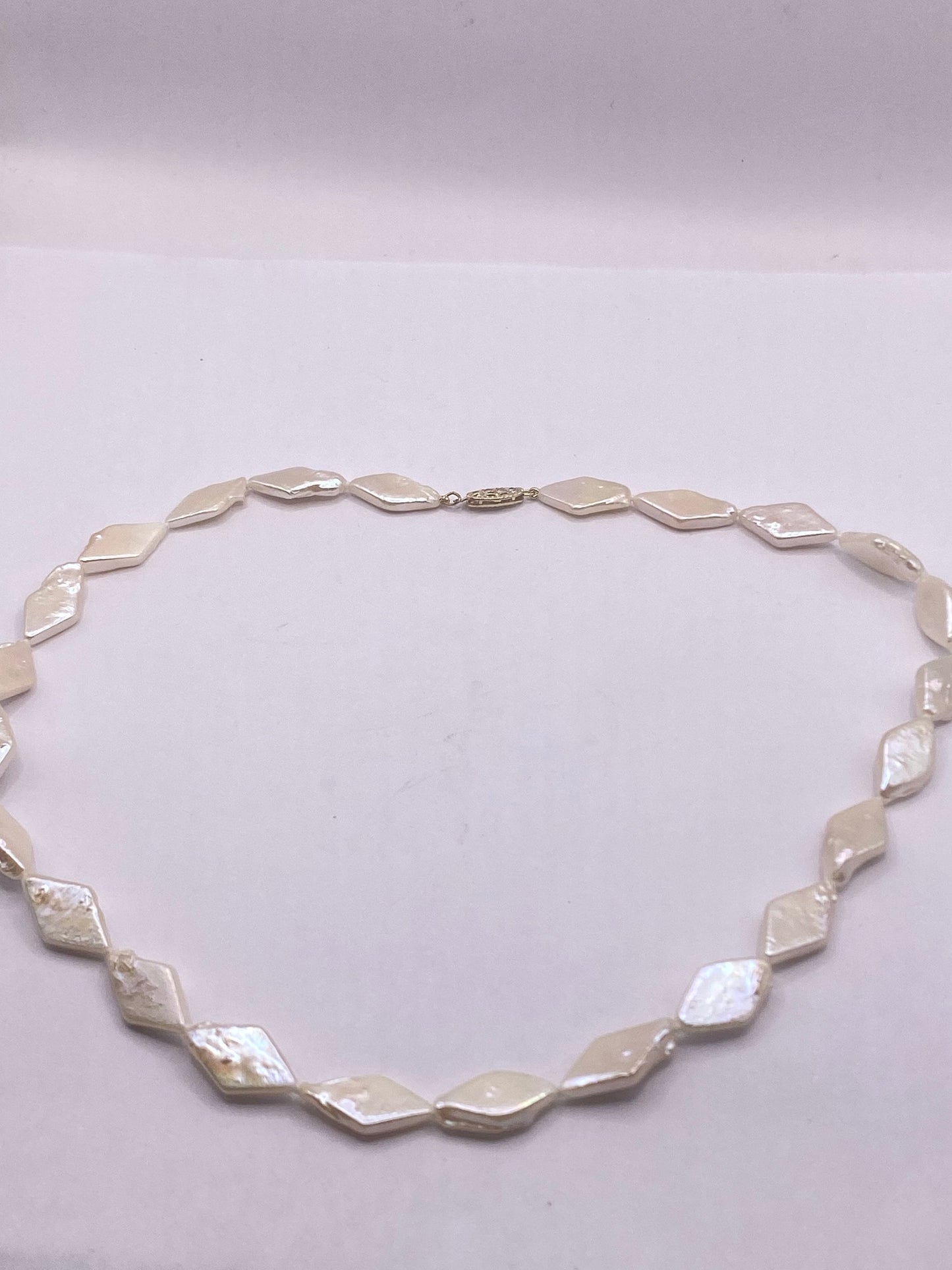 Vintage White Pearl 18 inch Necklace