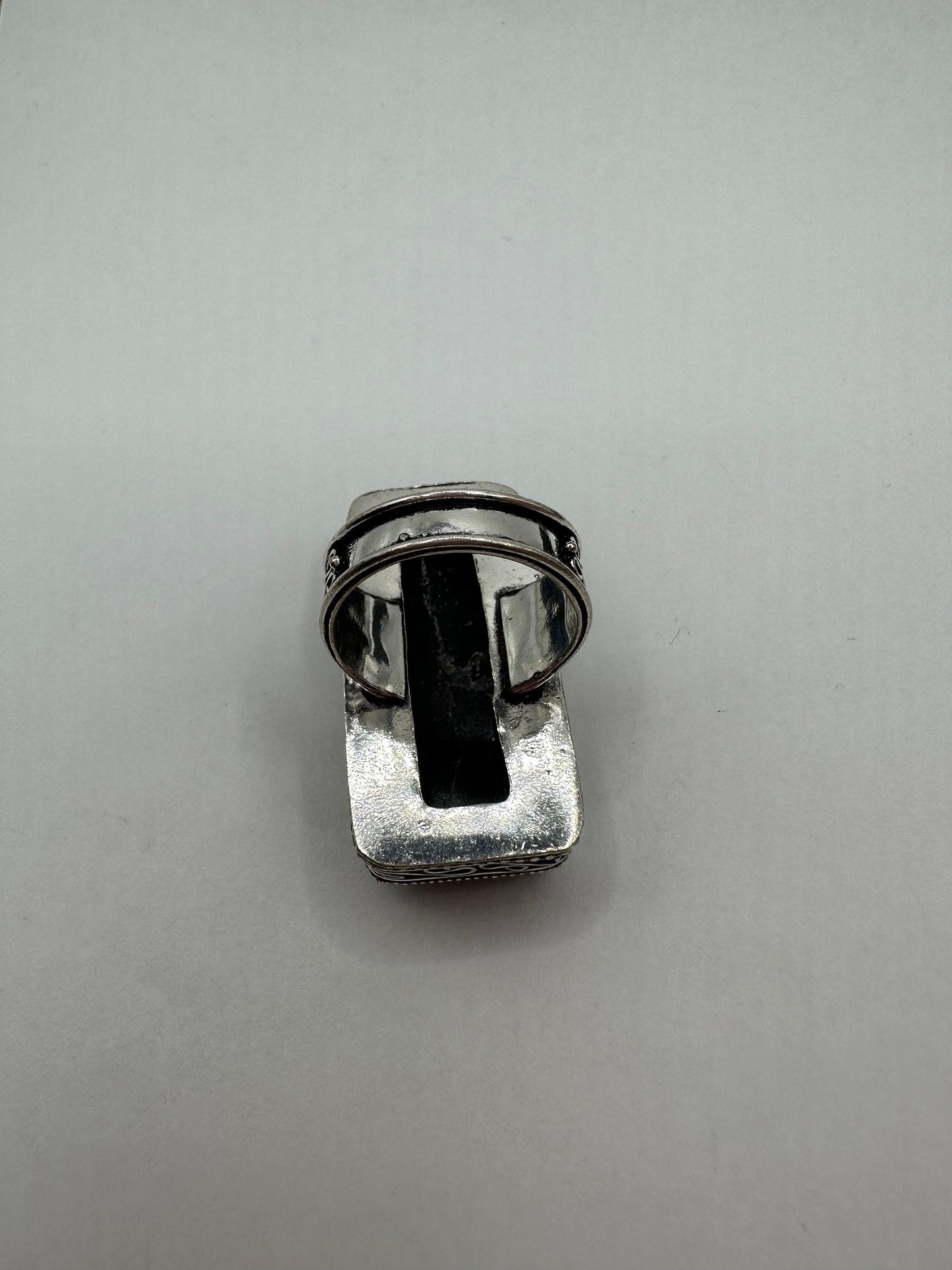 Vintage Blue Genuine Lapis Lazuli Cocktail Ring